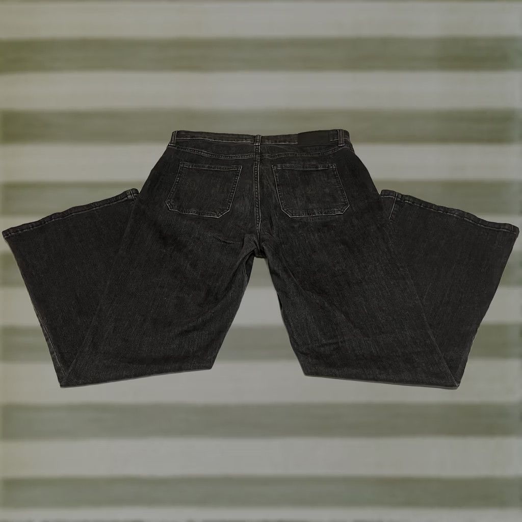 Lucky Brand VINTAGE Lucky Brand Jeans Womens Flare High Rise 34x30 Black Denim 14/32A Bohemian Retro Size 24" / US 00 / IT 34 - 1 Thumbnail