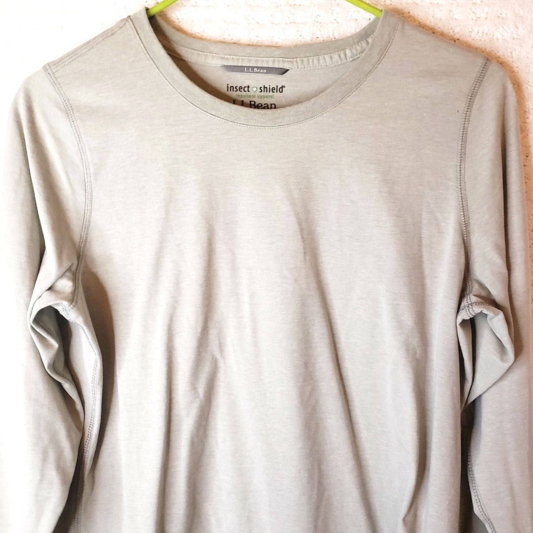 Vintage LL Bean Long Sleeve T-Shirt Top Women's Small Beige Size S / US 4 / IT 40 - 3 Thumbnail
