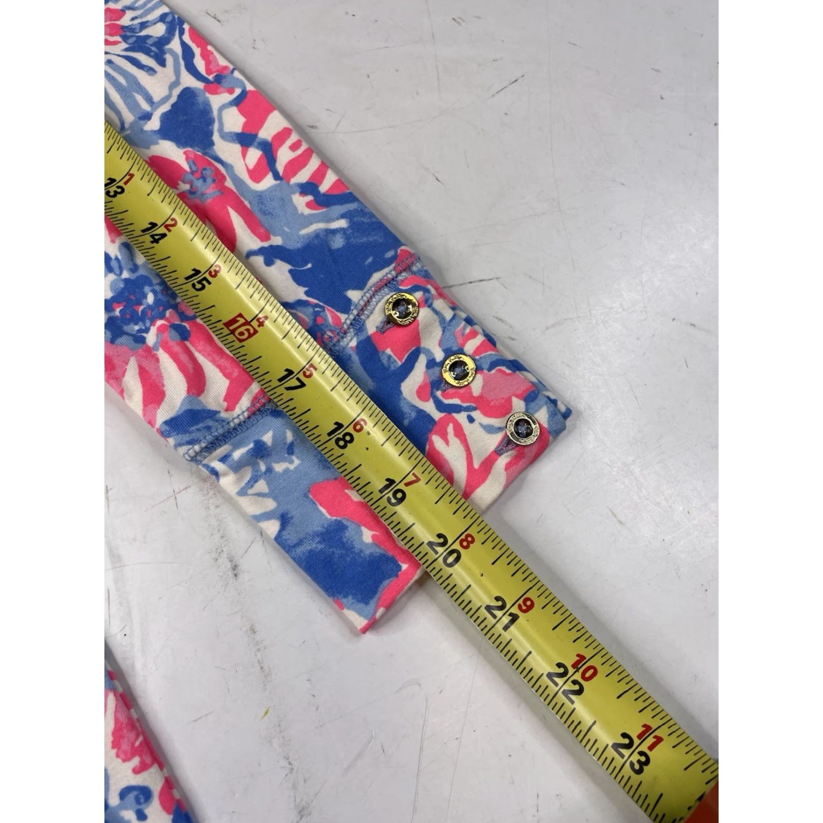 Lilly Pulitzer Lilly Pulitzer Sophie Shift Dress 3/4 Sleeve Women’s Small Bay Blue Pink White Knee Length Knit Button Zip Beach Preppy Summer Butterfly Pattern Size S / US 4 / IT 40 - 4 Thumbnail