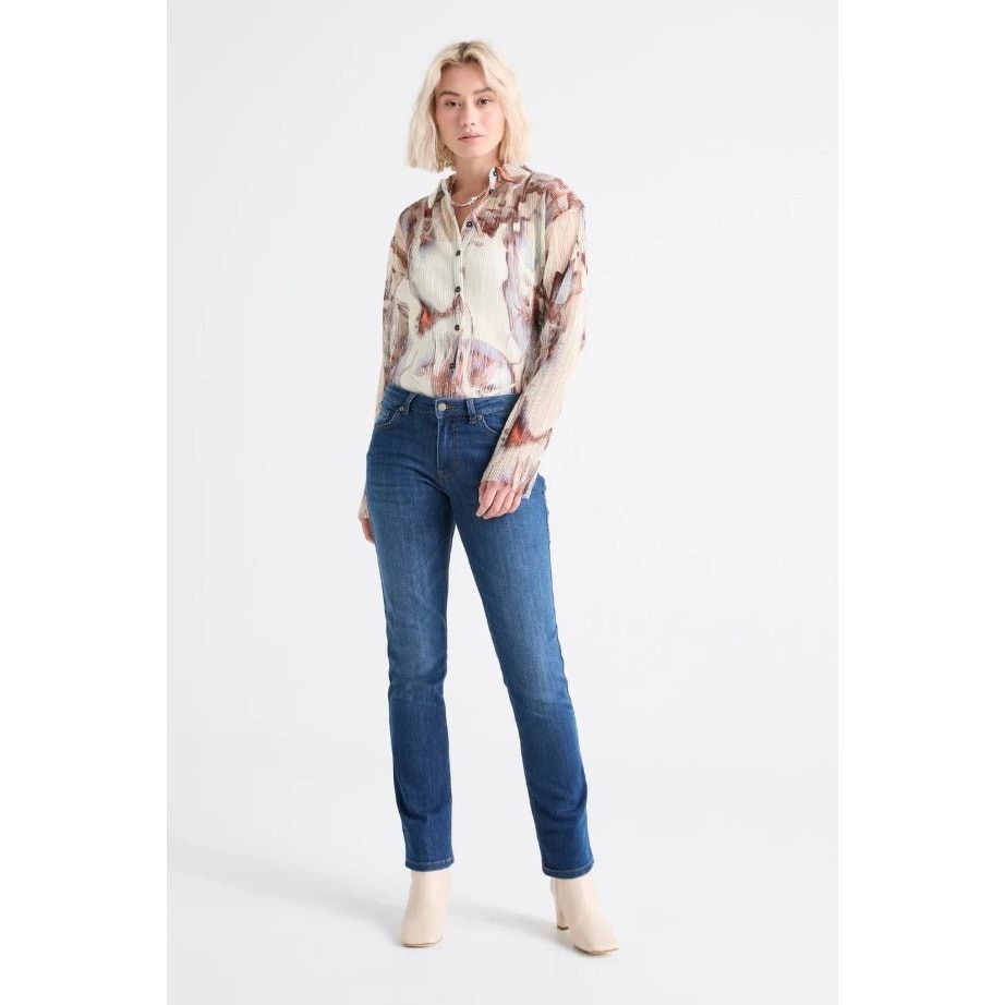 Other DU/ER Performance Denim Mid Rise Slim Straight Jeans Size 30" / US 8 / IT 44 - 1 Thumbnail