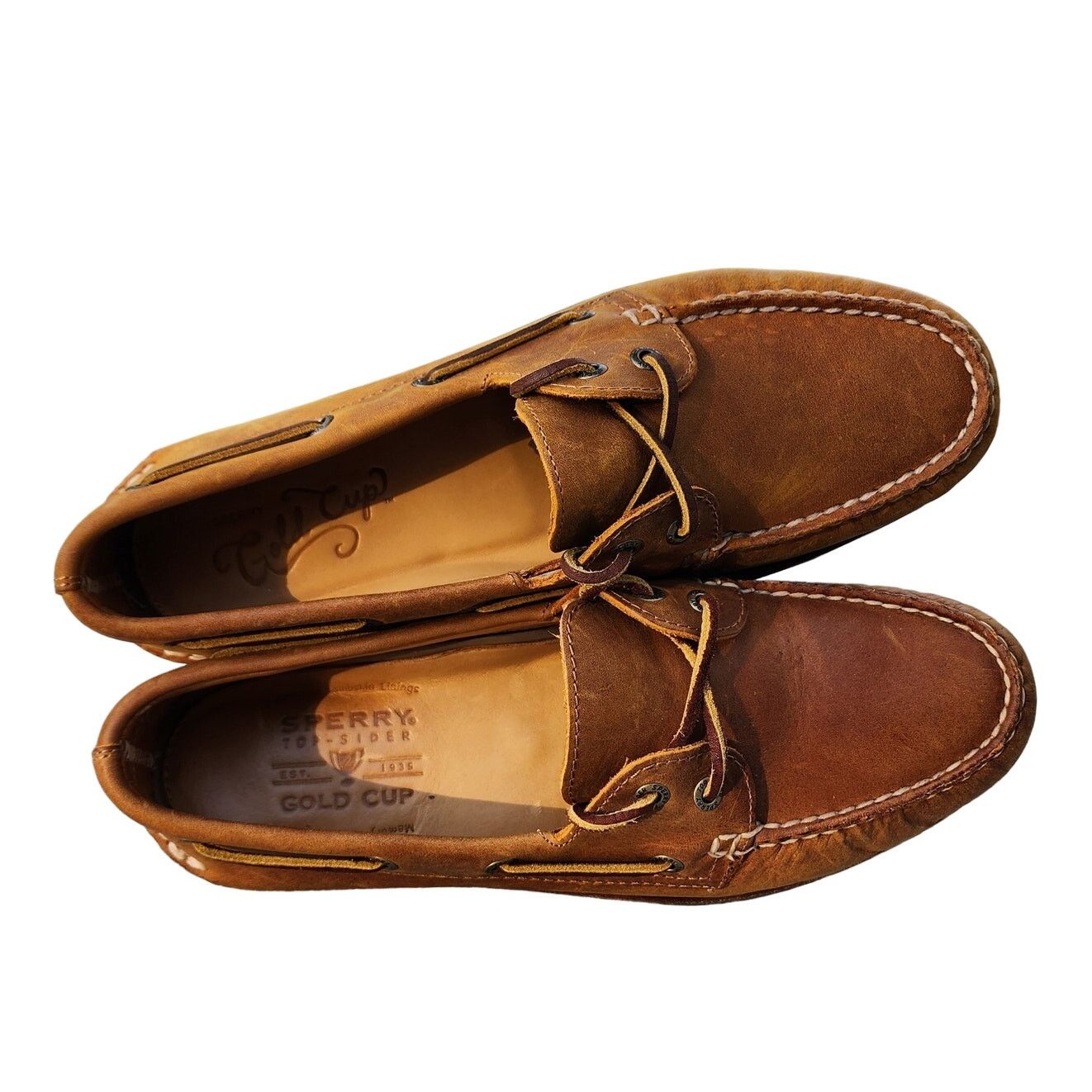 Sperry Sperry Top Sider Gold Cup Leather Moccasin Boat Shoes Size US 9.5 / EU 42-43 - 8 Thumbnail