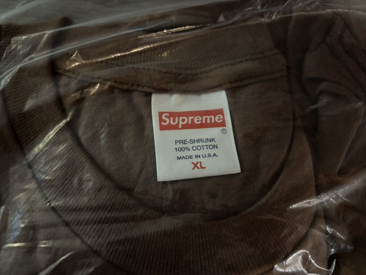 Supreme Supreme Nas Tee Brown FW17 Size US XL / EU 56 / 4 - 3 Thumbnail