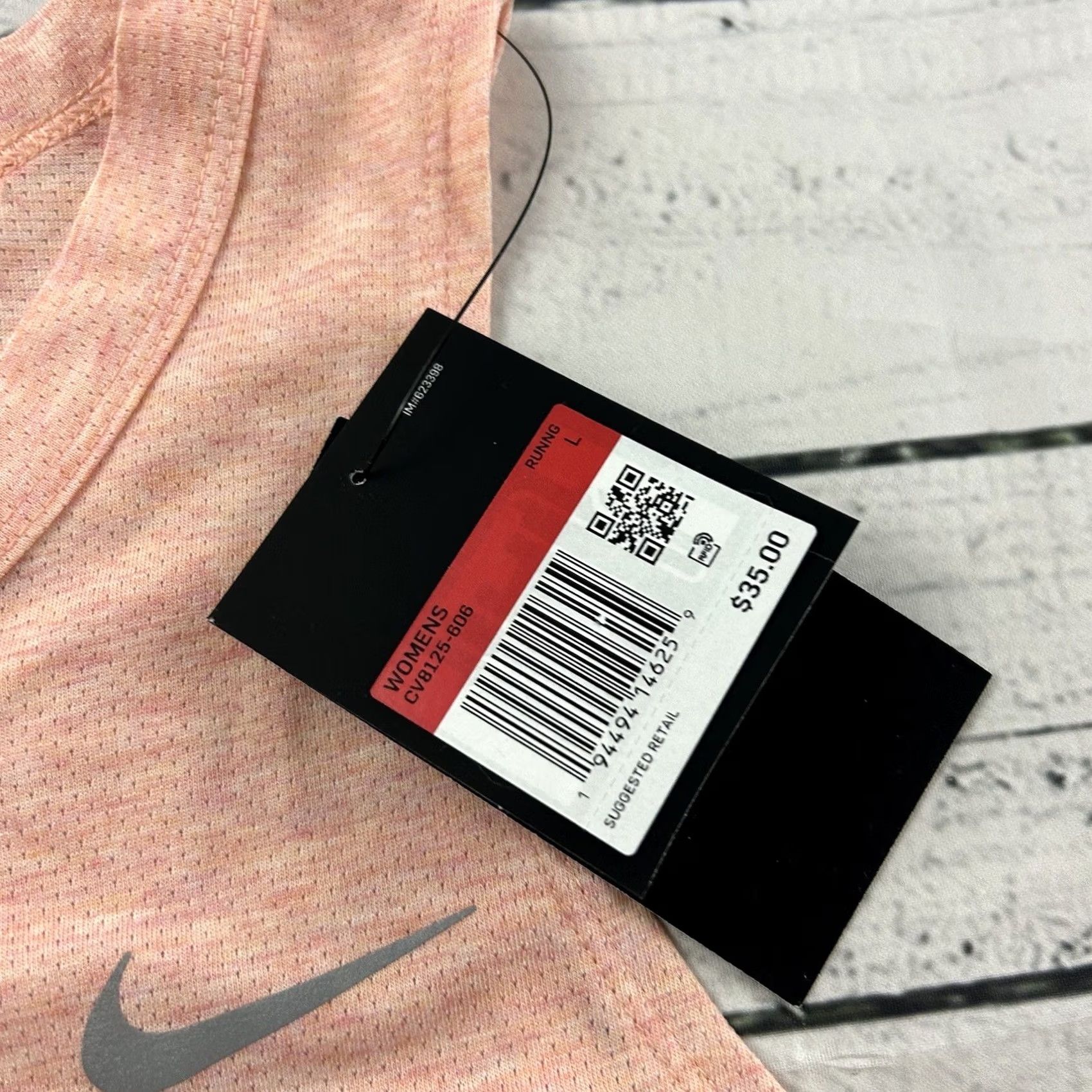 Nike Nike Dri-Fit Running Sleeveless Shirt Women L Orange``` Size L / US 10 / IT 46 - 2 Thumbnail