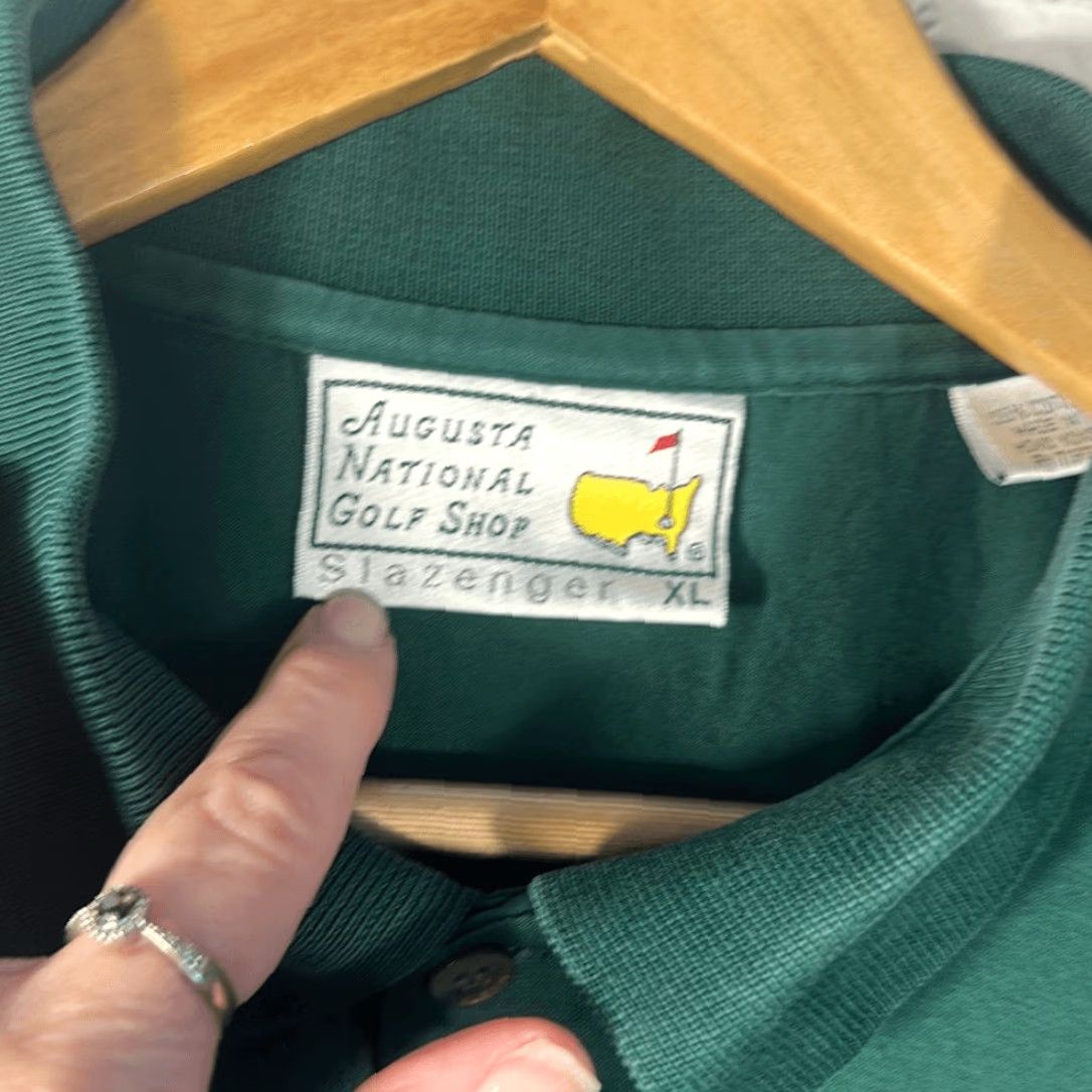 Vintage VINTAGE Augusta Nationals Golf Shop Slazenger The Masters Golf Polo Shirt Green XL Size US XL / EU 56 / 4 - 3 Thumbnail