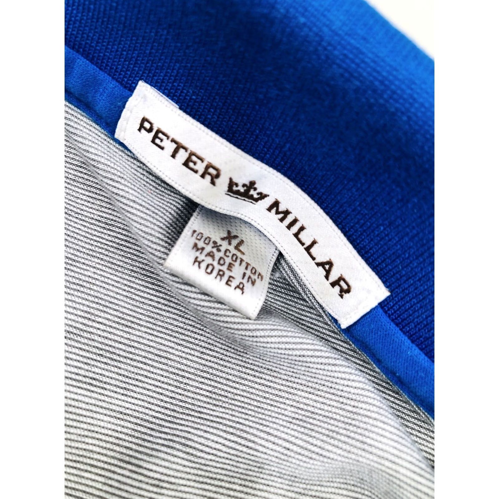 Peter Millar Peter Millar Embroidered Polo XL Shirt - Grey Goose Vodka Golf Men Mens Industrial Gray Blue Size US XL / EU 56 / 4 - 6 Thumbnail