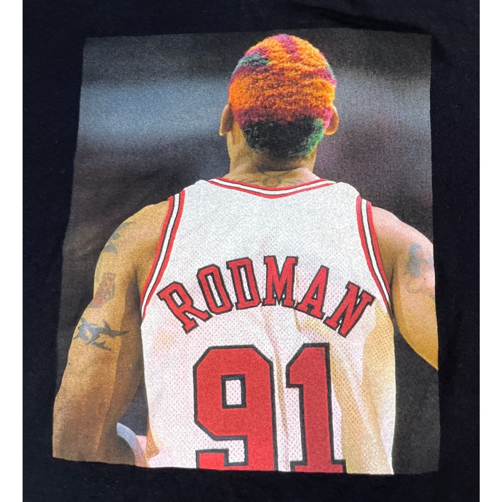 Mitchell & Ness Mitchell & Ness Hardwood Classics Men's Dennis Rodman Chicago Bulls T-Shirt Sz M Size US M / EU 48-50 / 2 - 3 Thumbnail