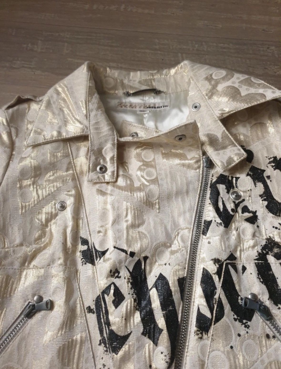 Vintage miss sixty y2k baroque punk moto biker jacket Size US S / EU 44-46 / 1 - 8 Thumbnail