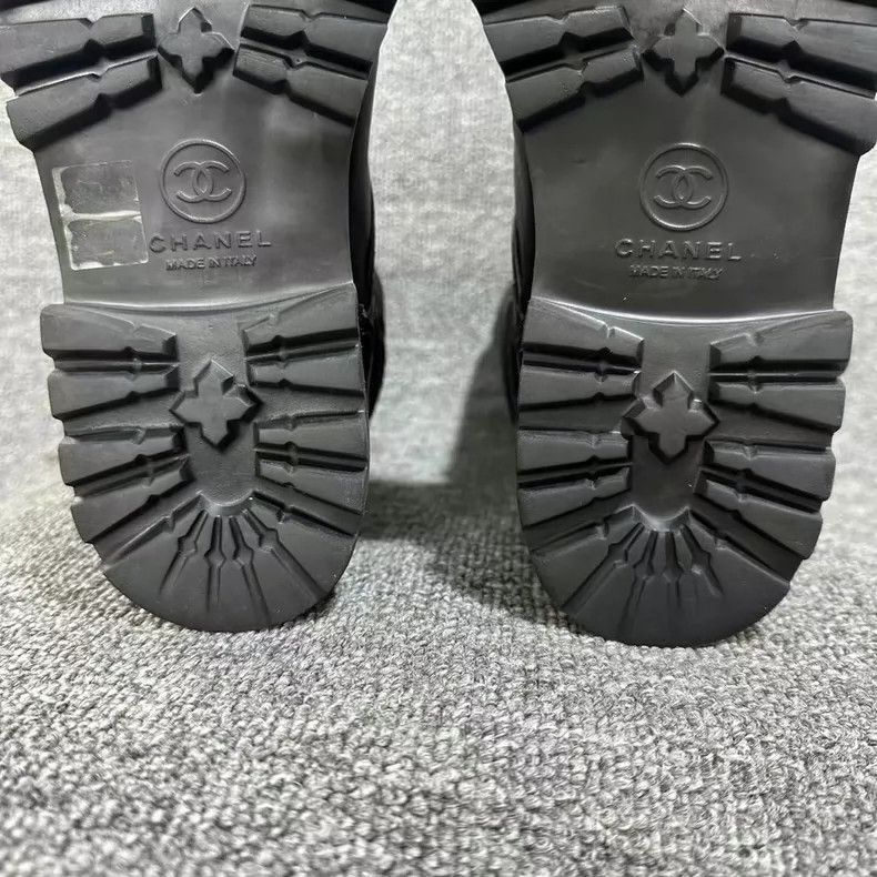 Chanel Chanel Black Leather Mountain Boots Size 39 -2505 Size US 6 / EU 39 - 9 Thumbnail