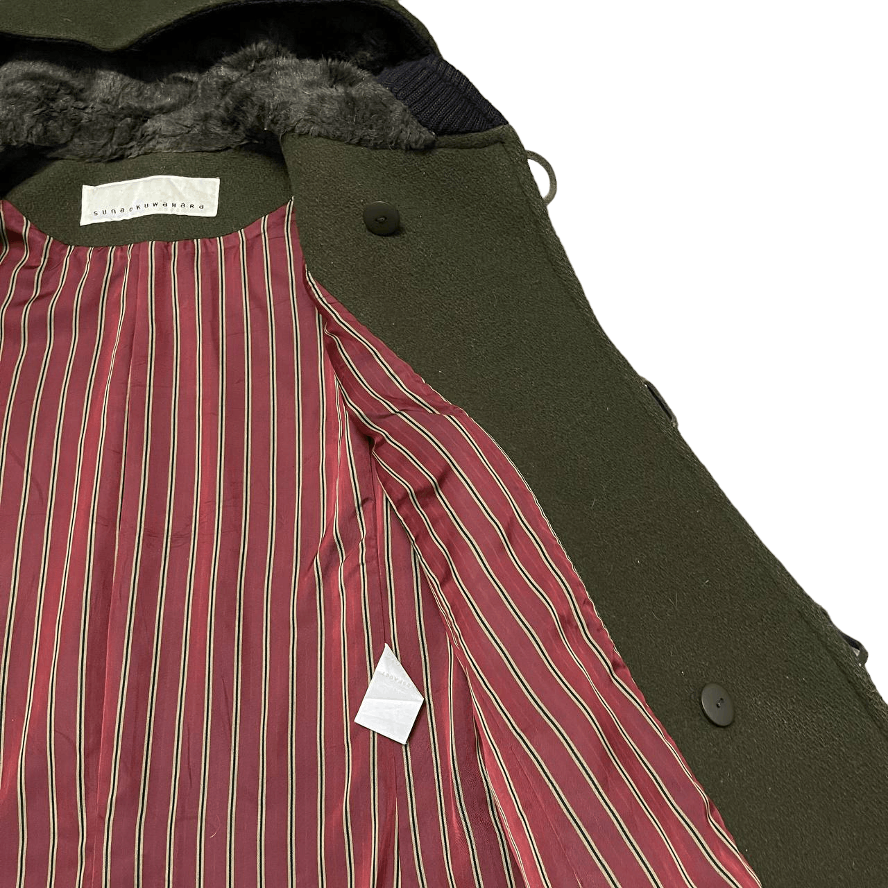 Issey Miyake Vintage Sunao Kuwahara by Issey Miyake Wool Hooded Coat Size US S / EU 44-46 / 1 - 8 Thumbnail