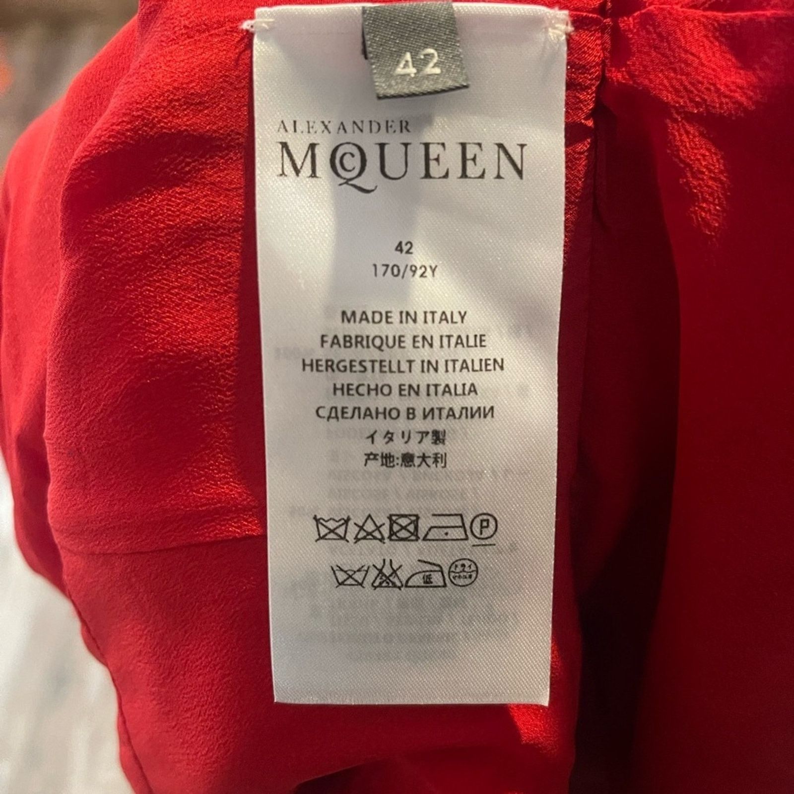 Alexander McQueen ALEXANDER MCQUEEN 2012 Mini Dress Size: 42 Retail $ 2400 Size M / US 6-8 / IT 42-44 - 9 Thumbnail