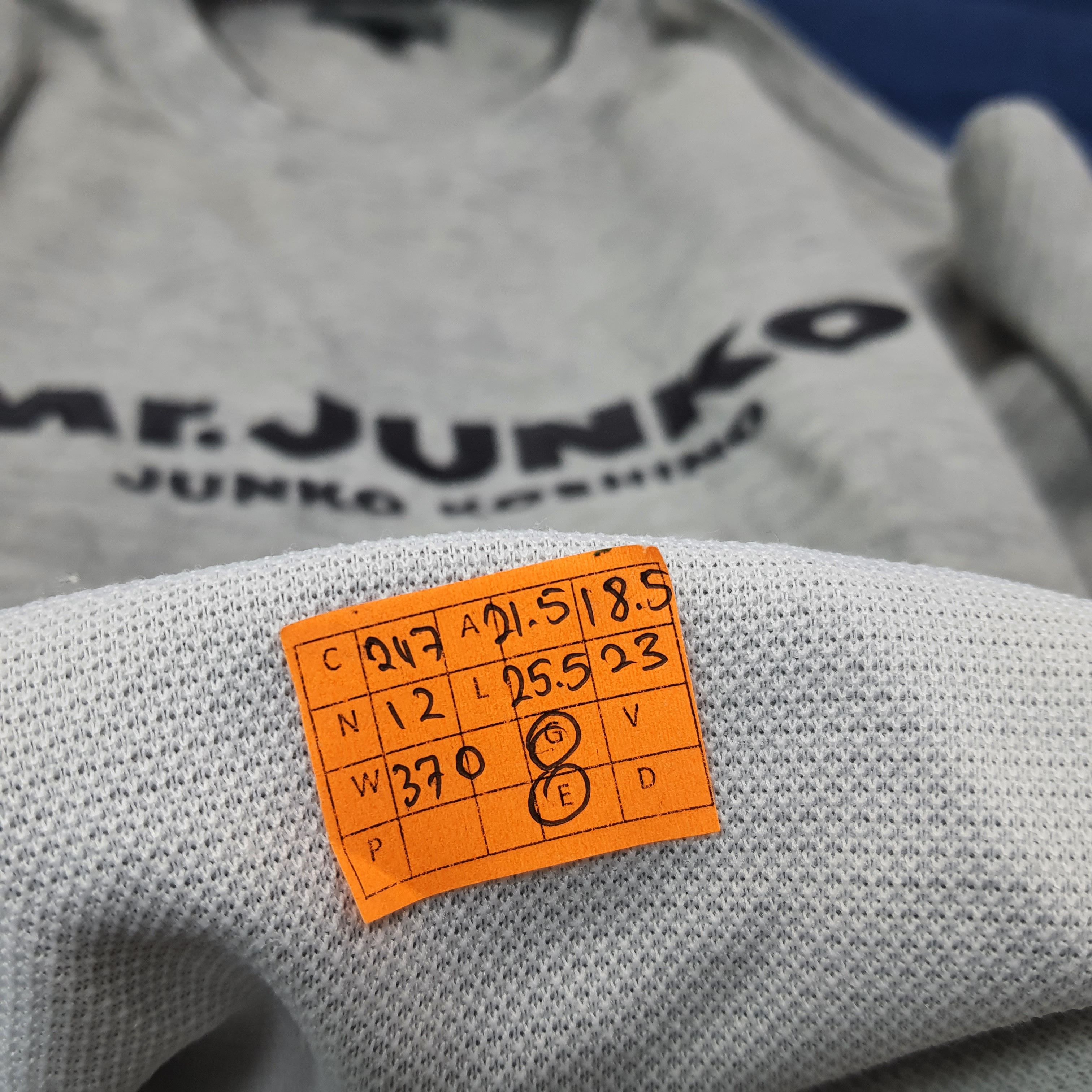 Mr. Junko Vintage Mr. Junko Japanese Brand Sweatshirt C247N12 Size US M / EU 48-50 / 2 - 7 Thumbnail