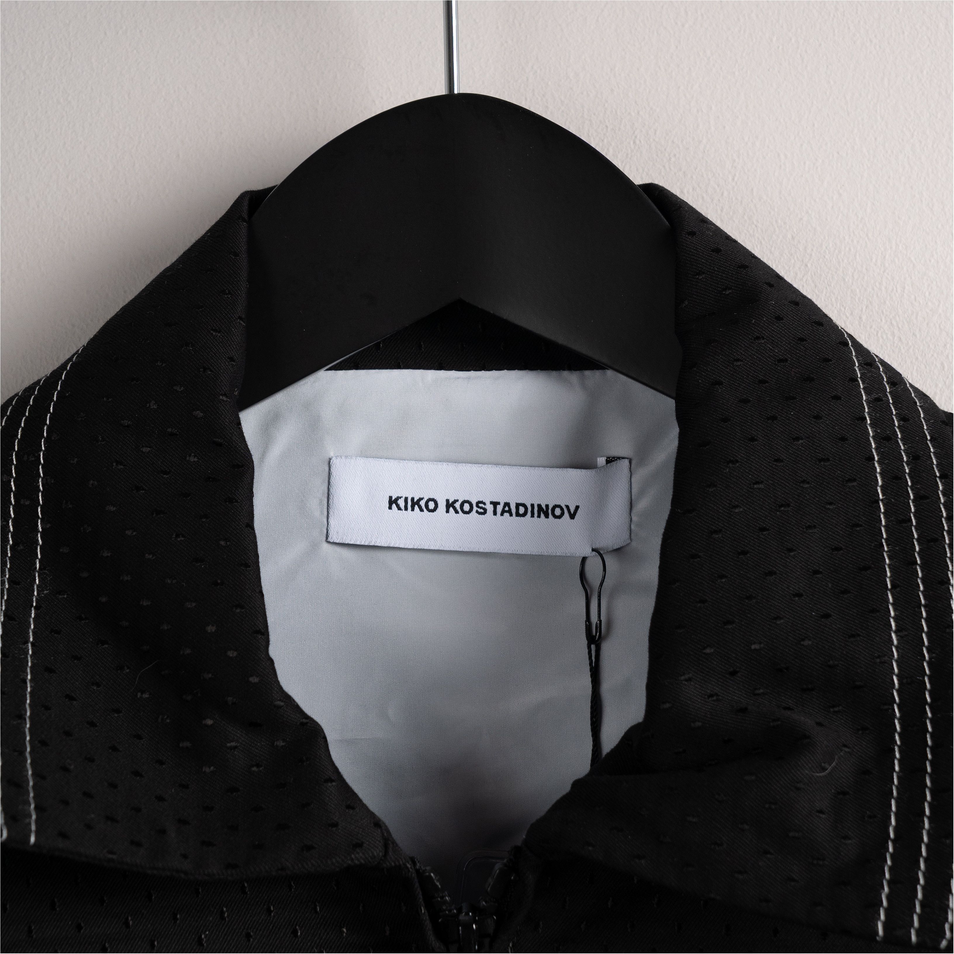 Kiko Kostadinov Kiko Kostadinov SS21 'Hydra' Cut Out Shell Jacket Black Size US XL / EU 56 / 4 - 12 Thumbnail