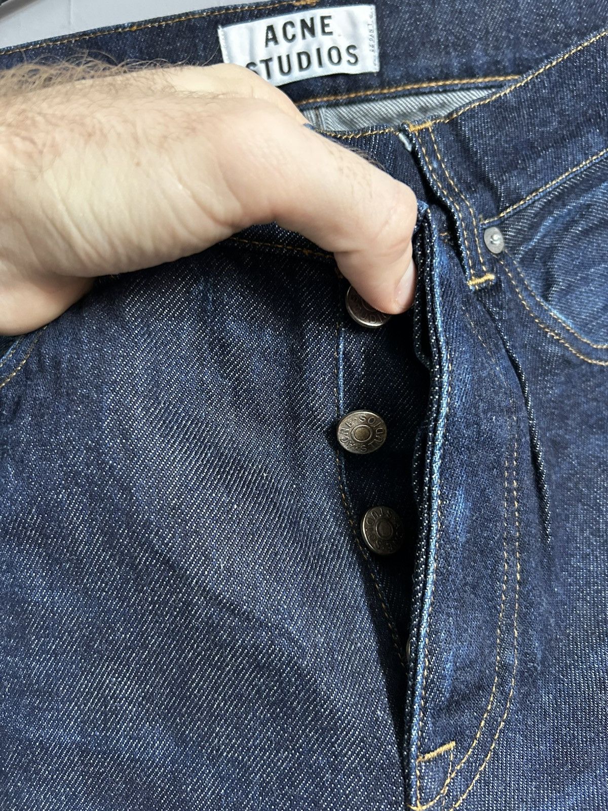 Acne Studios × Vintage Acne Studios Jeans Mens Black Slim Size 31/32 Size US 31 - 8 Thumbnail