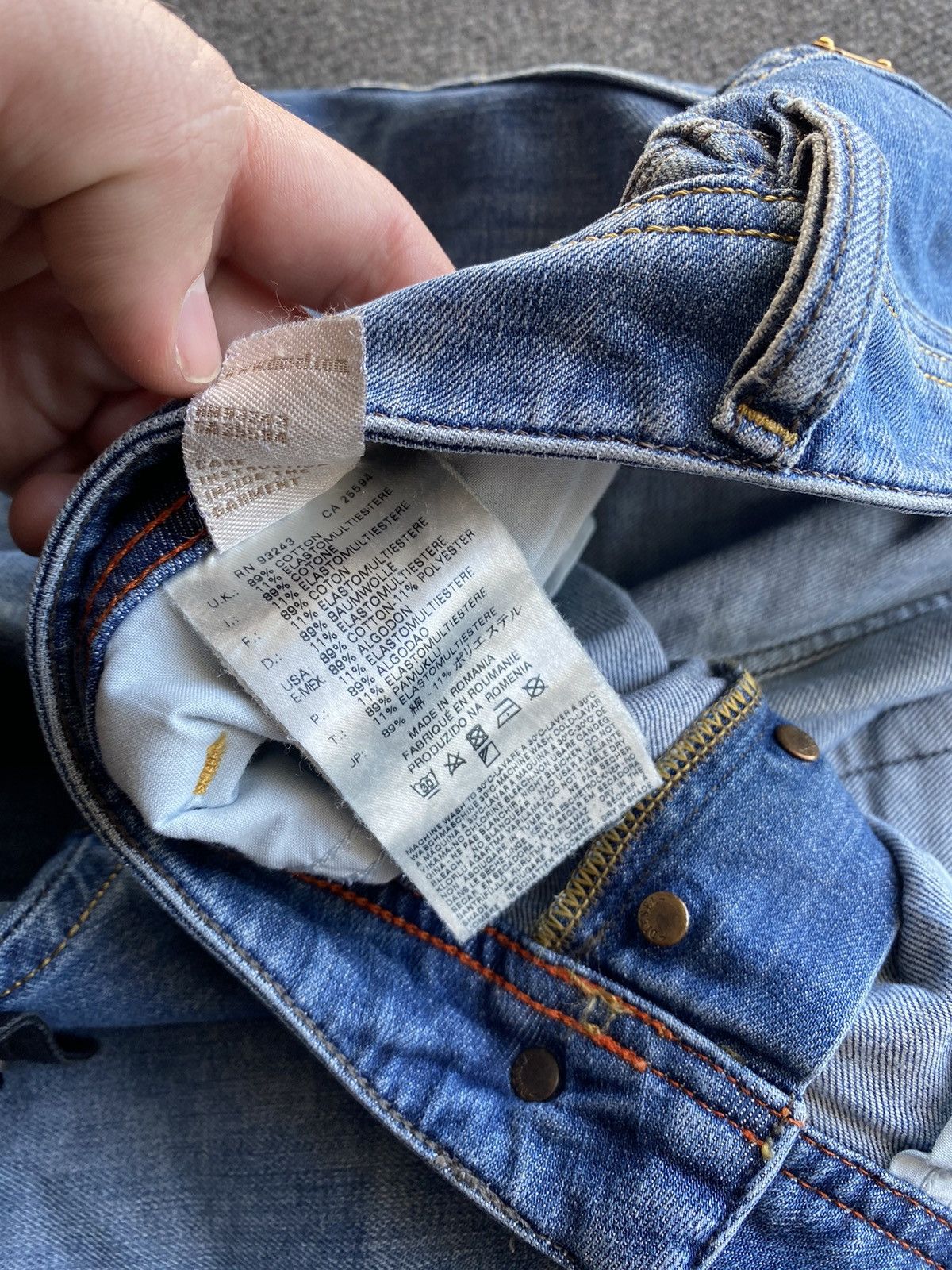 Diesel 🔥Diesel Opium Punk Iakop Regular Slim Tapered Jeans gothic Size US 34 / EU 50 - 8 Thumbnail
