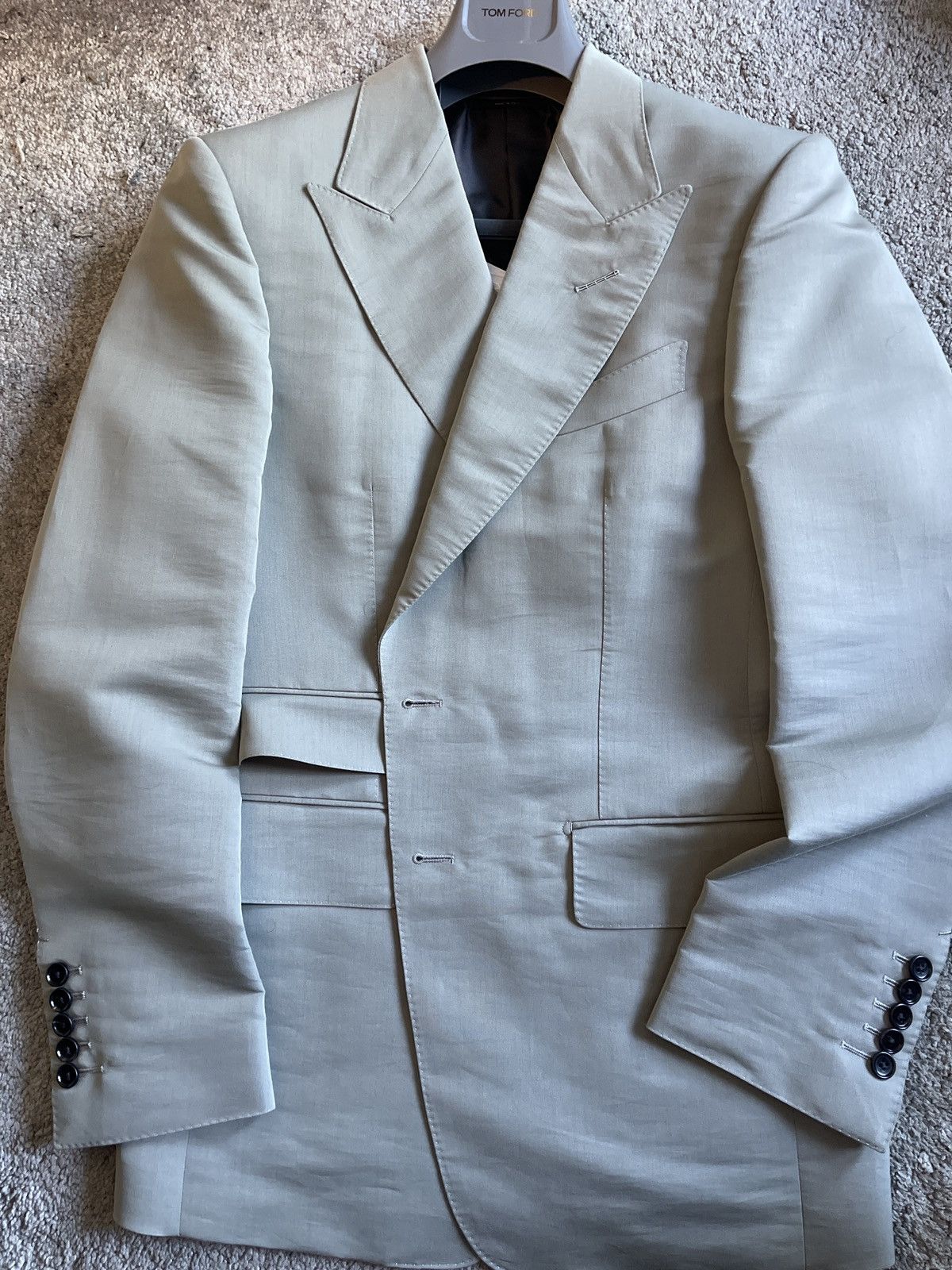 Tom Ford Tom Ford blazer in greyish green or greenish grey Size 50R - 1 Thumbnail