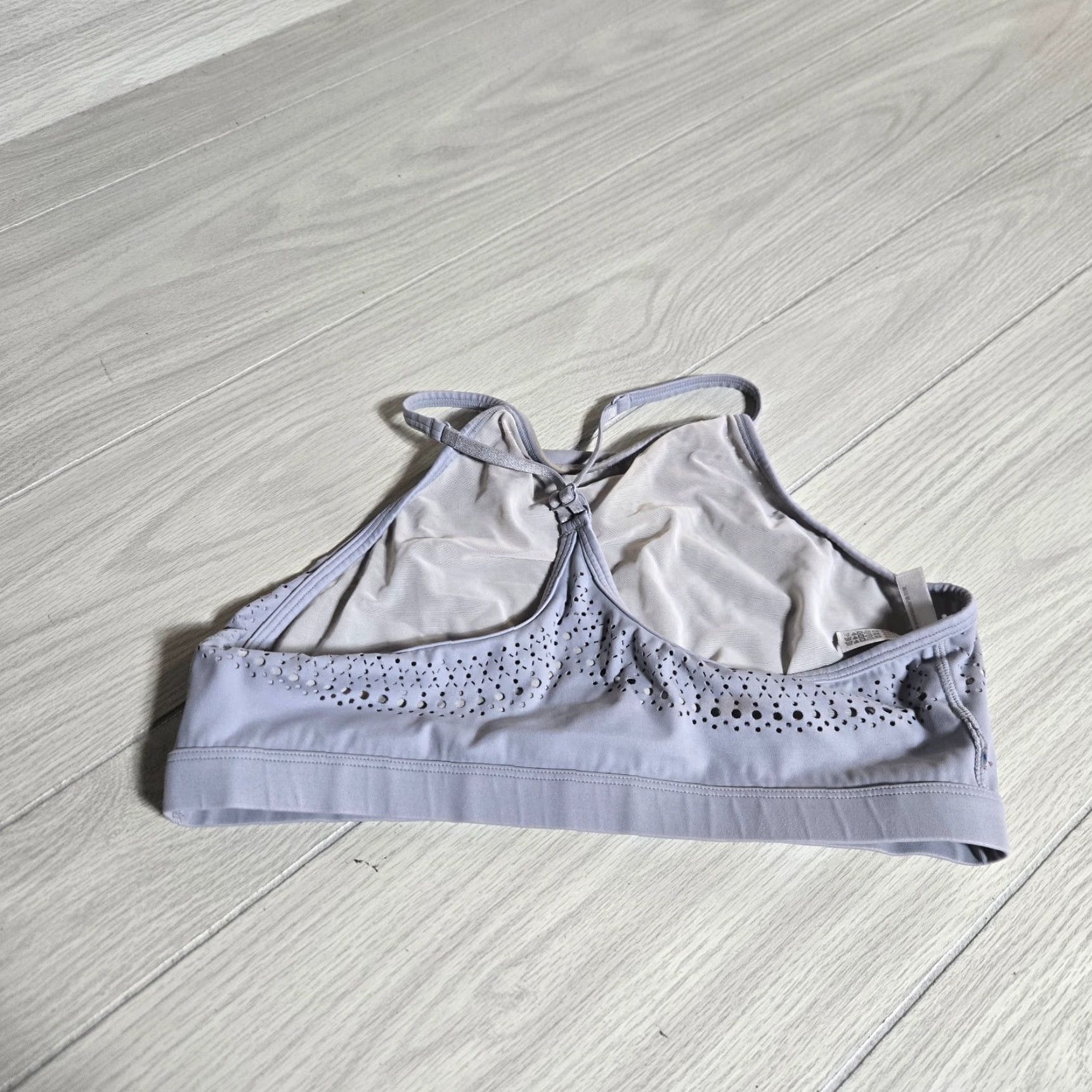 Victoria's Secret Victoria Sport Blue Racerback Sports Bra Women's Large L Activewear Size ONE SIZE - 2 Thumbnail
