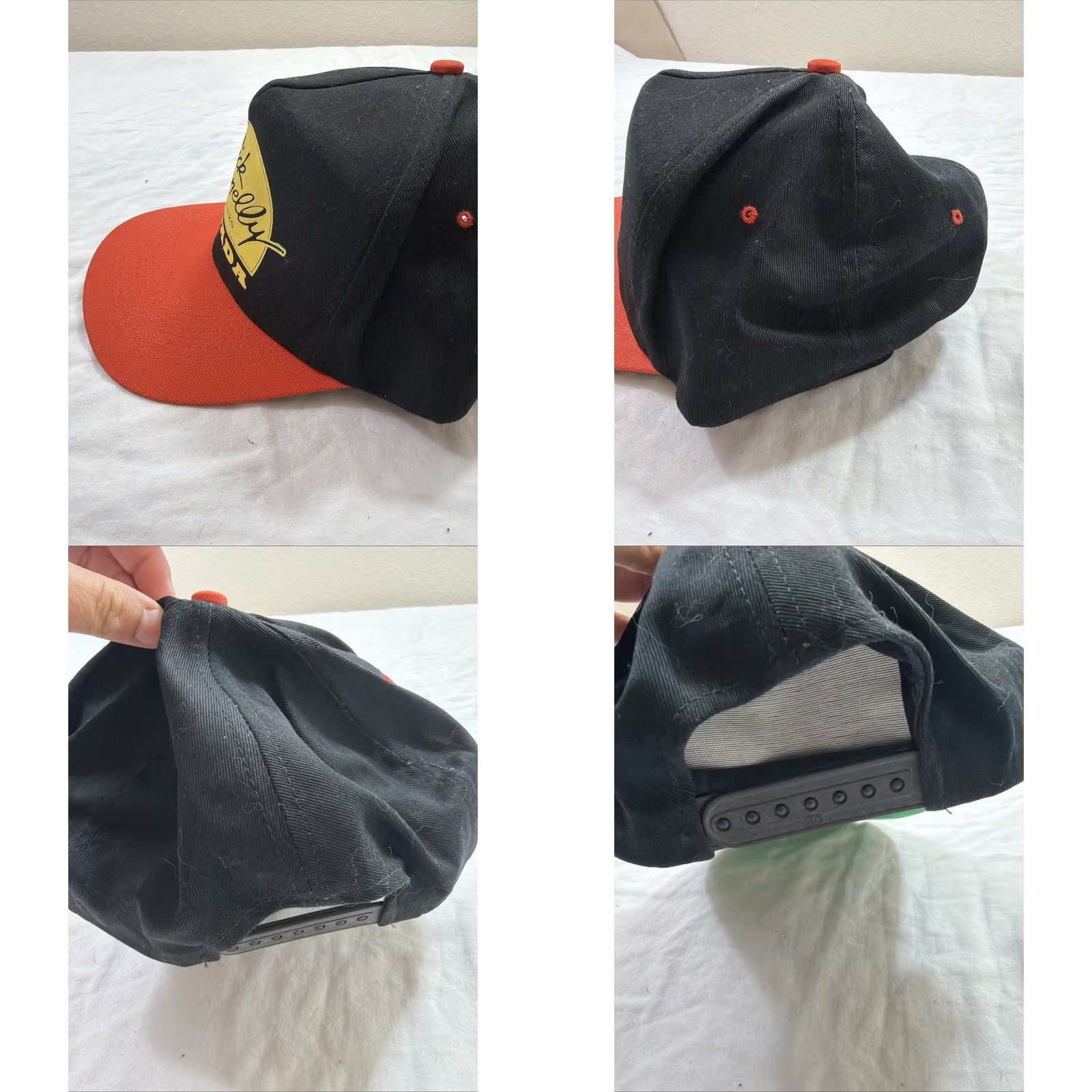 Vintage VINTAGE KC Collections Snapback Hat Mens One Size Black Orange Dick Donnelly Nevada Size ONE SIZE - 8 Thumbnail