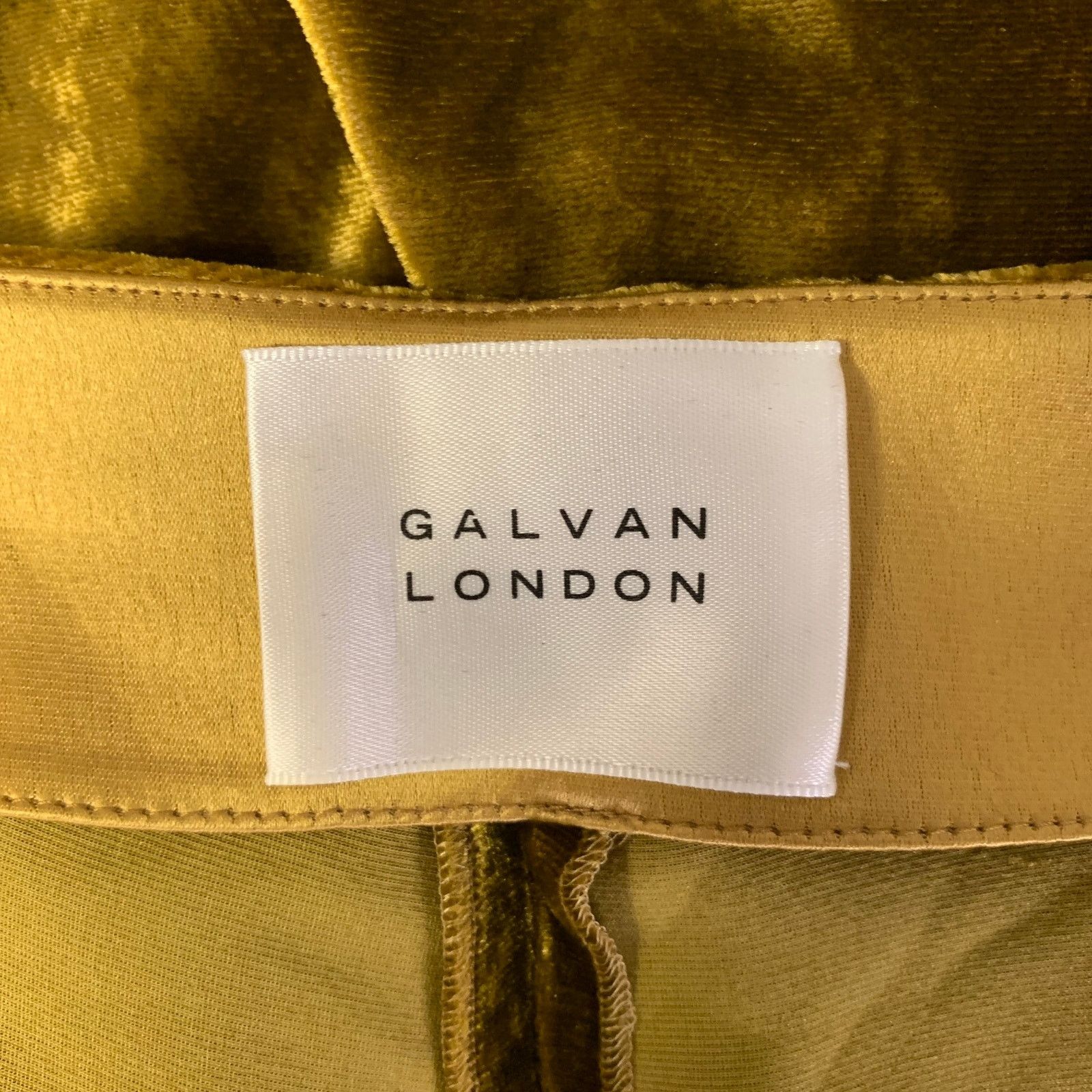 Other GALVAN LONDON Size 8 Gold Viscose Blend Palazzo Pants Size US 30 / EU 46 - 4 Thumbnail