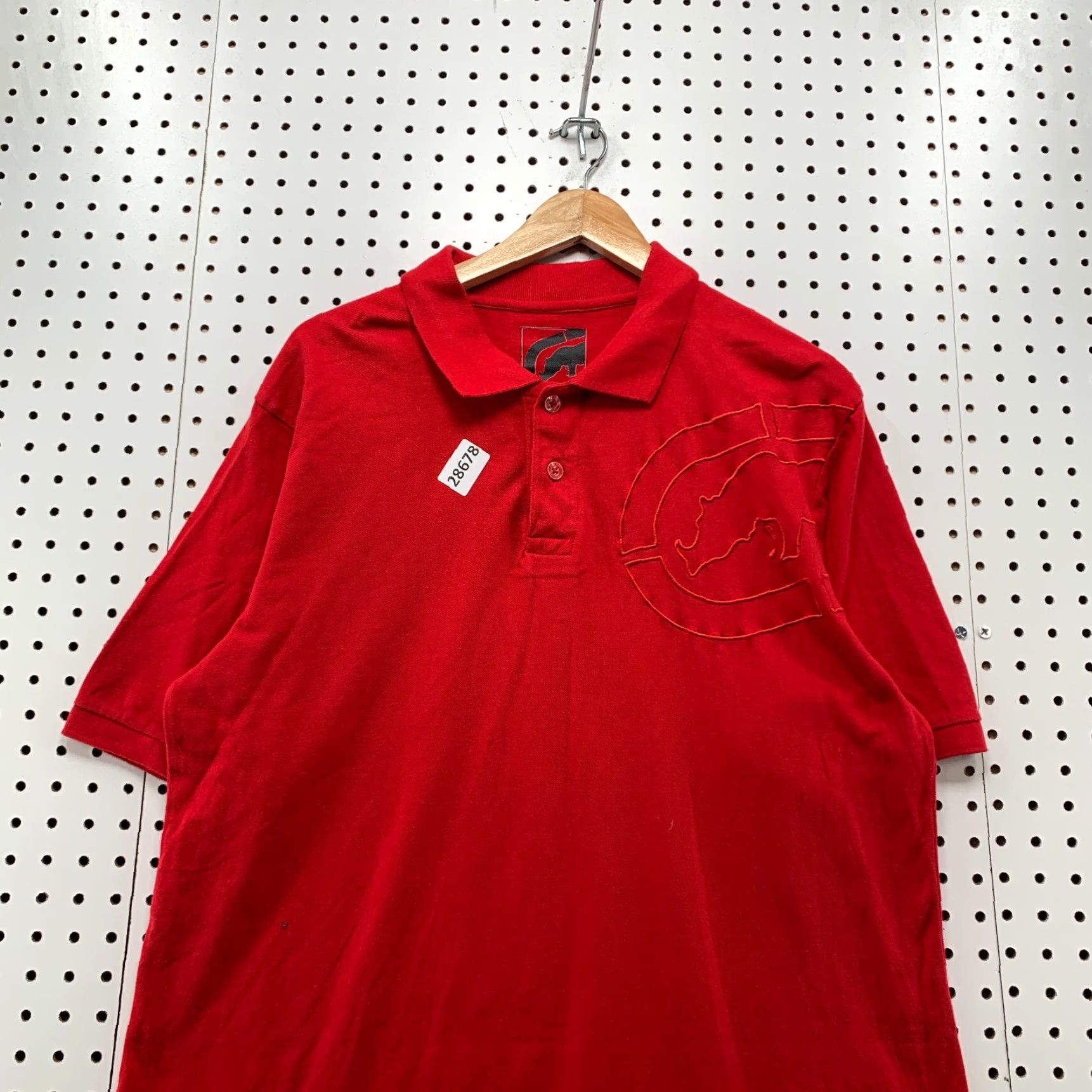 Ecko Unltd. VINTAGE ECKO UNLTD Polo Shirt Red RHINO Mens Large Short Sleeve 23x33.5 Size US L / EU 52-54 / 3 - 2 Thumbnail