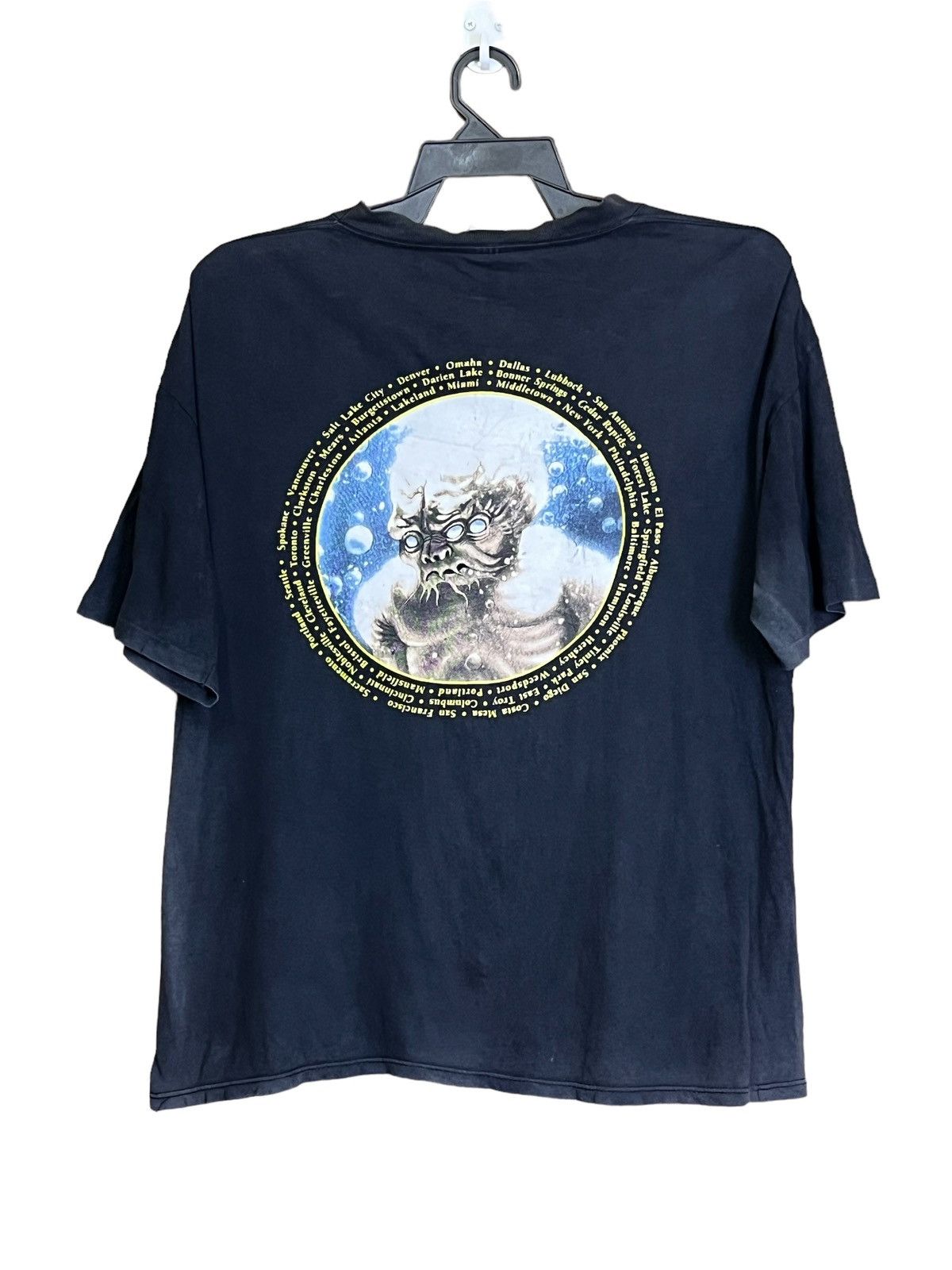 Megadeth RARE🔥VINTAGE 90s MEGADETH “HANGAR 18” 1991 FADED T SHIRT Size US L / EU 52-54 / 3 - 2 Thumbnail