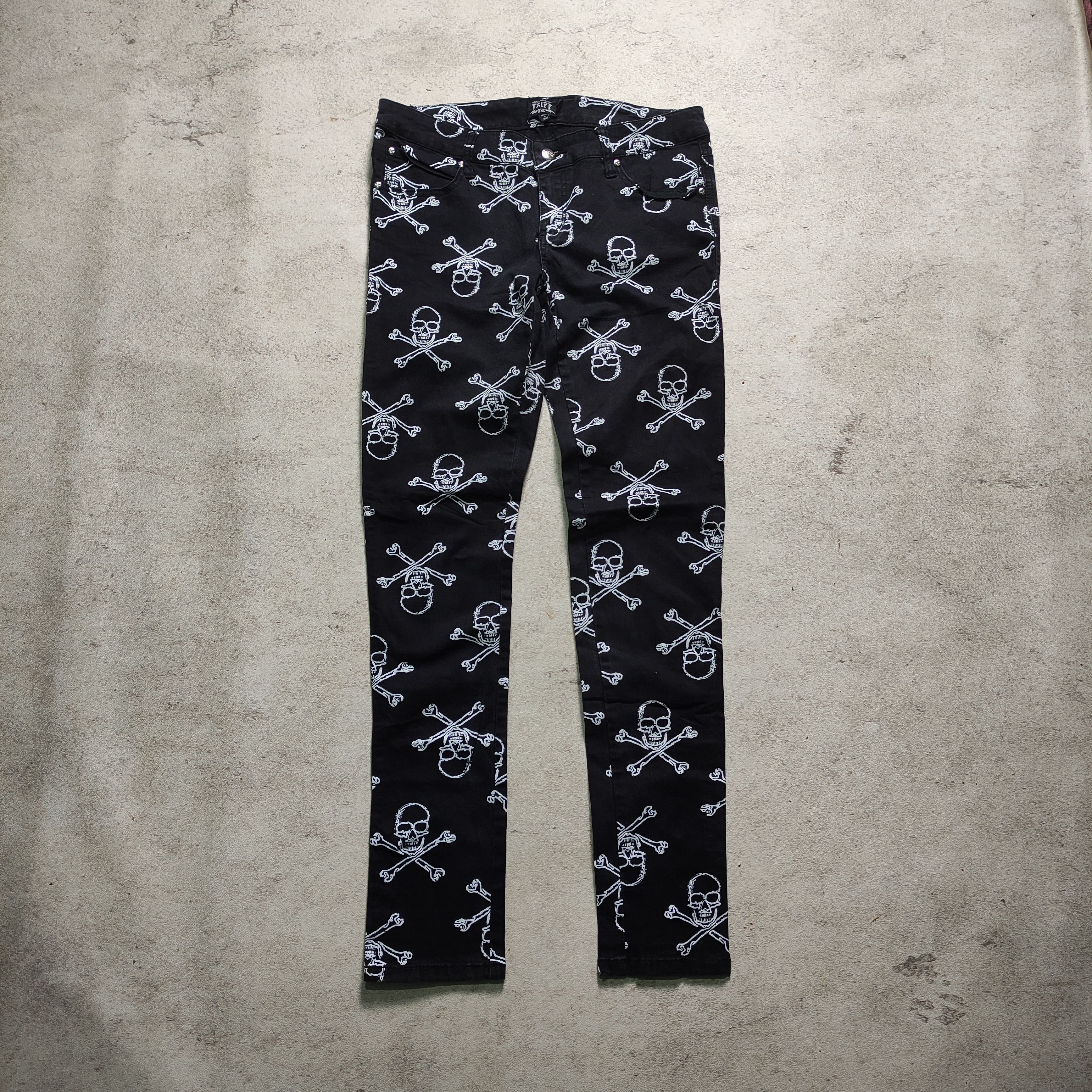 Tripp NYC Tripp Nyc Skull Jeans Archive Avant Garde Size US 30 / EU 46 - 1 Thumbnail