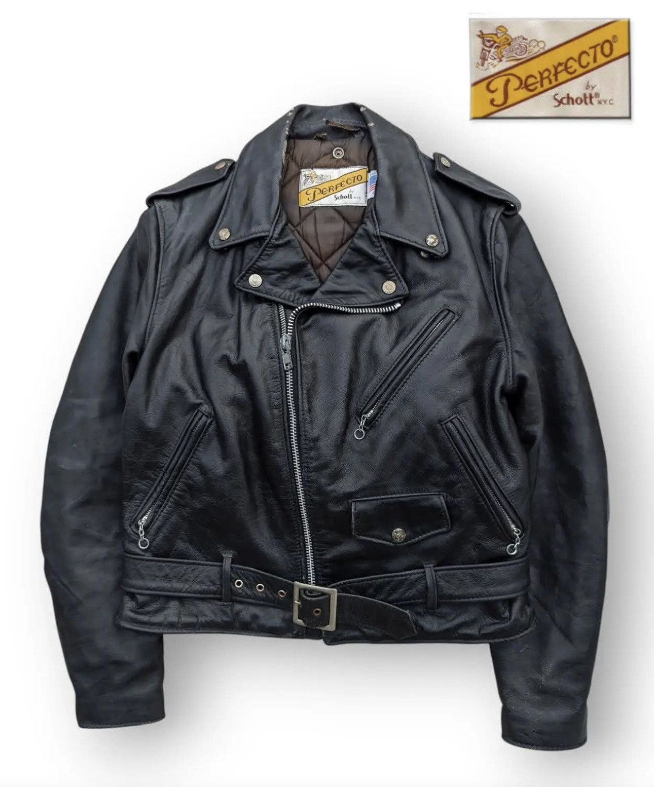 Schott × Vintage Vintage Schott 643 Single Rider Cafa Racer