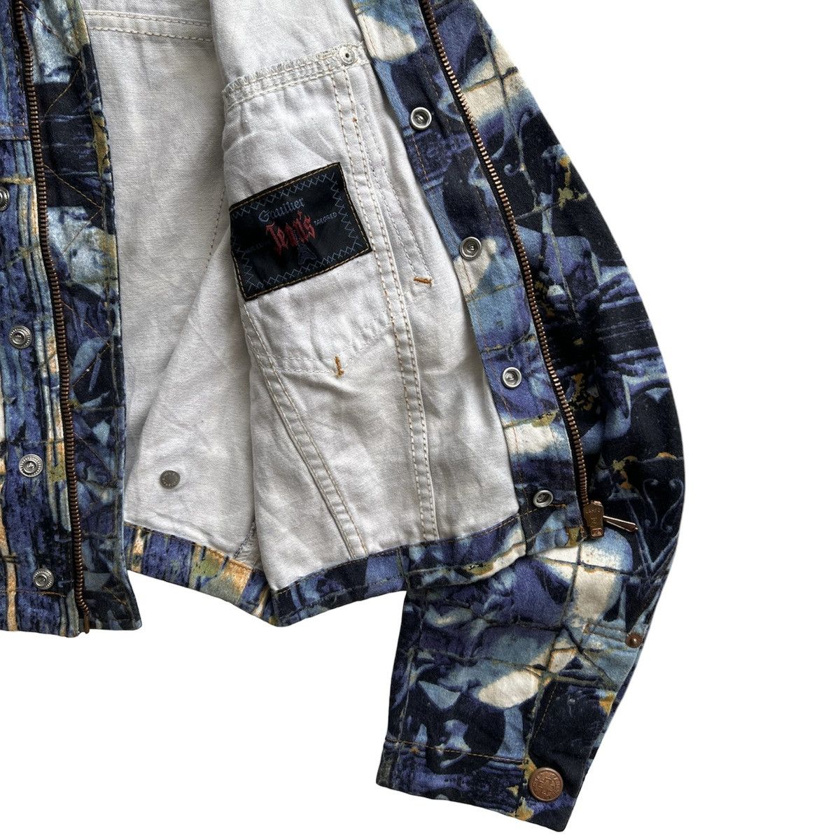 Gaultier Homme Objet × Jean Paul Gaultier × Vintage 90s JEAN PAUL GAULTIER CROPPED JACKET Size S / US 4 / IT 40 - 11 Thumbnail