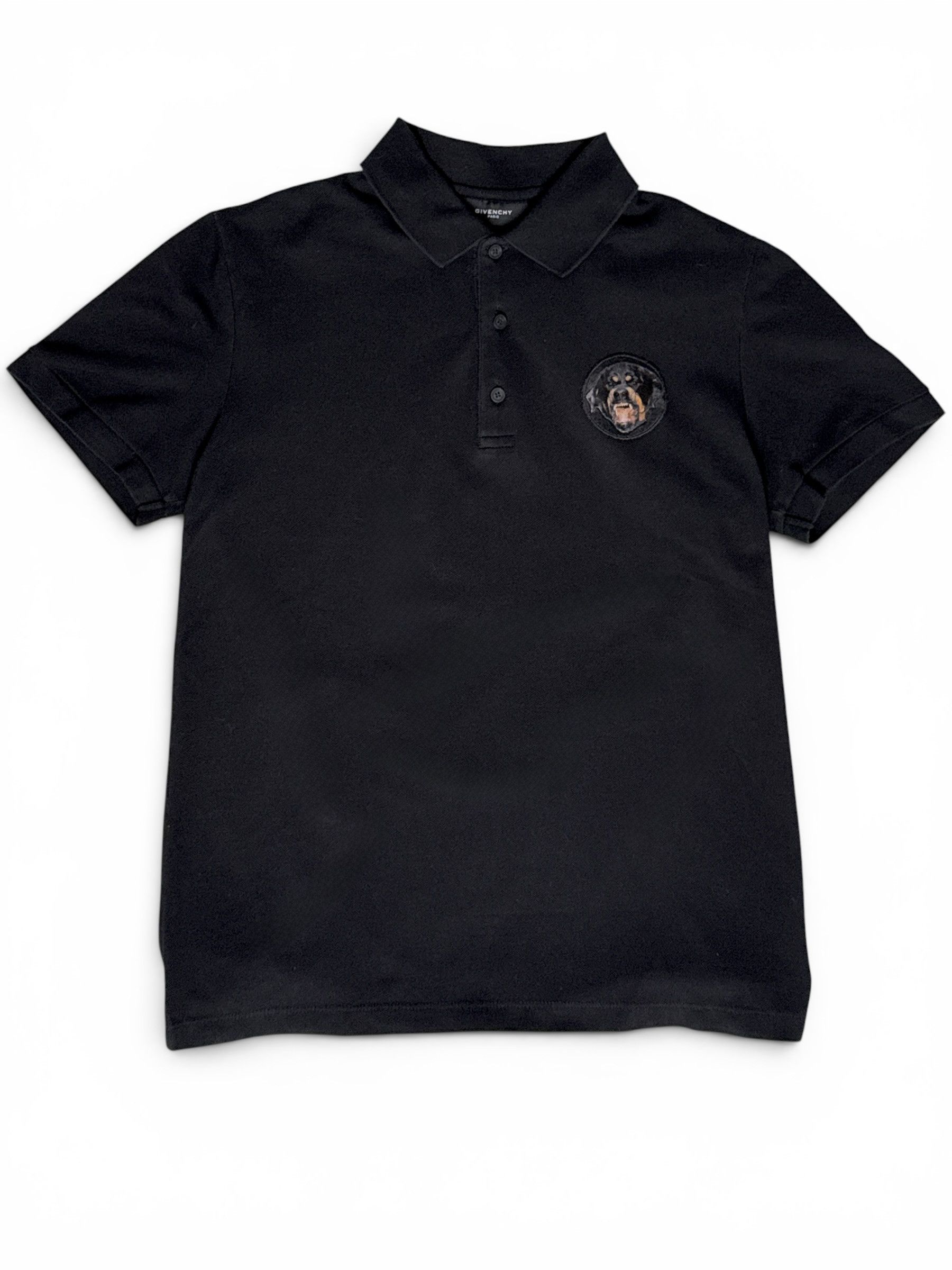 Givenchy SS2014 Givenchy Rottweiler Black Polo Shirt Size US L / EU 52-54 / 3 - 1 Thumbnail