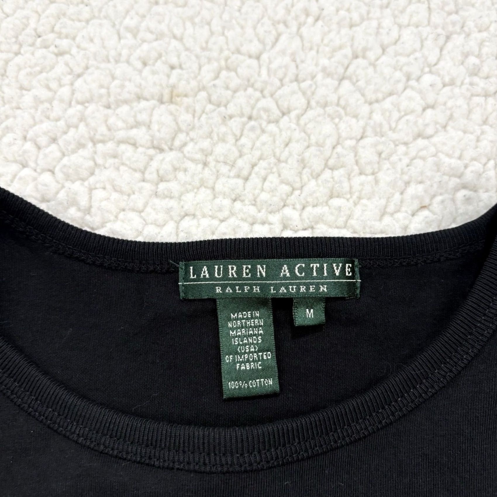 Ralph Lauren Lauren Active Ralph Lauren Performance T-Shirt Women M Black Crest Logo LS Shirt Size M / US 6-8 / IT 42-44 - 2 Thumbnail