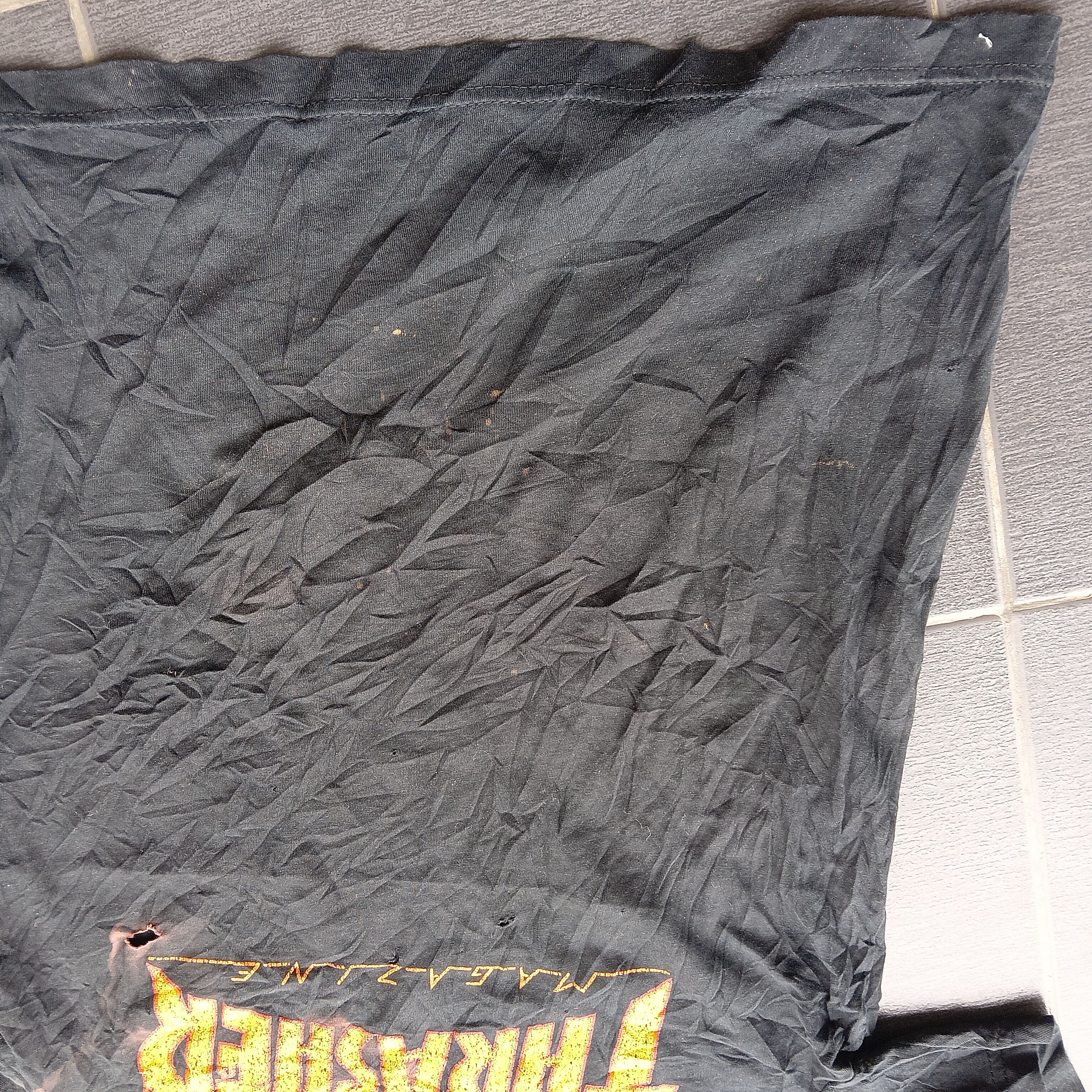 Thrasher thrasher tee BIG LOGO distressed S SKATES Size US S / EU 44-46 / 1 - 8 Thumbnail