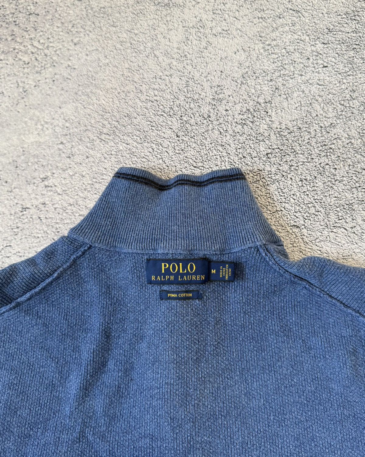 Polo Ralph Lauren Polo Ralph Lauren Sweater 1/4 Zip Knit Pullover Cotton Men M Size US M / EU 48-50 / 2 - 11 Thumbnail