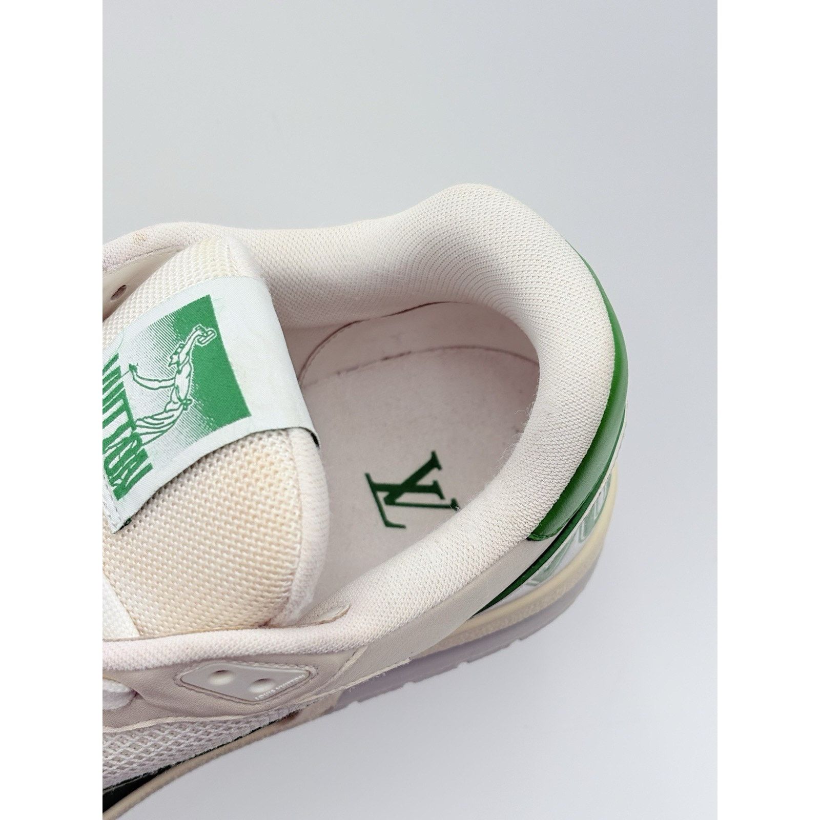 Louis Vuitton 11-11.5 Louis Vuitton Strap Trainer ' Green ' | SUPER CLEAN! Size US 11 / EU 44 - 7 Thumbnail
