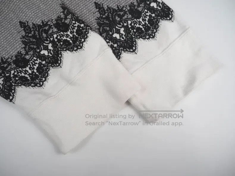 Undercover Undercover Gray Lace Print Hoodie Size M / US 6-8 / IT 42-44 - 5 Thumbnail