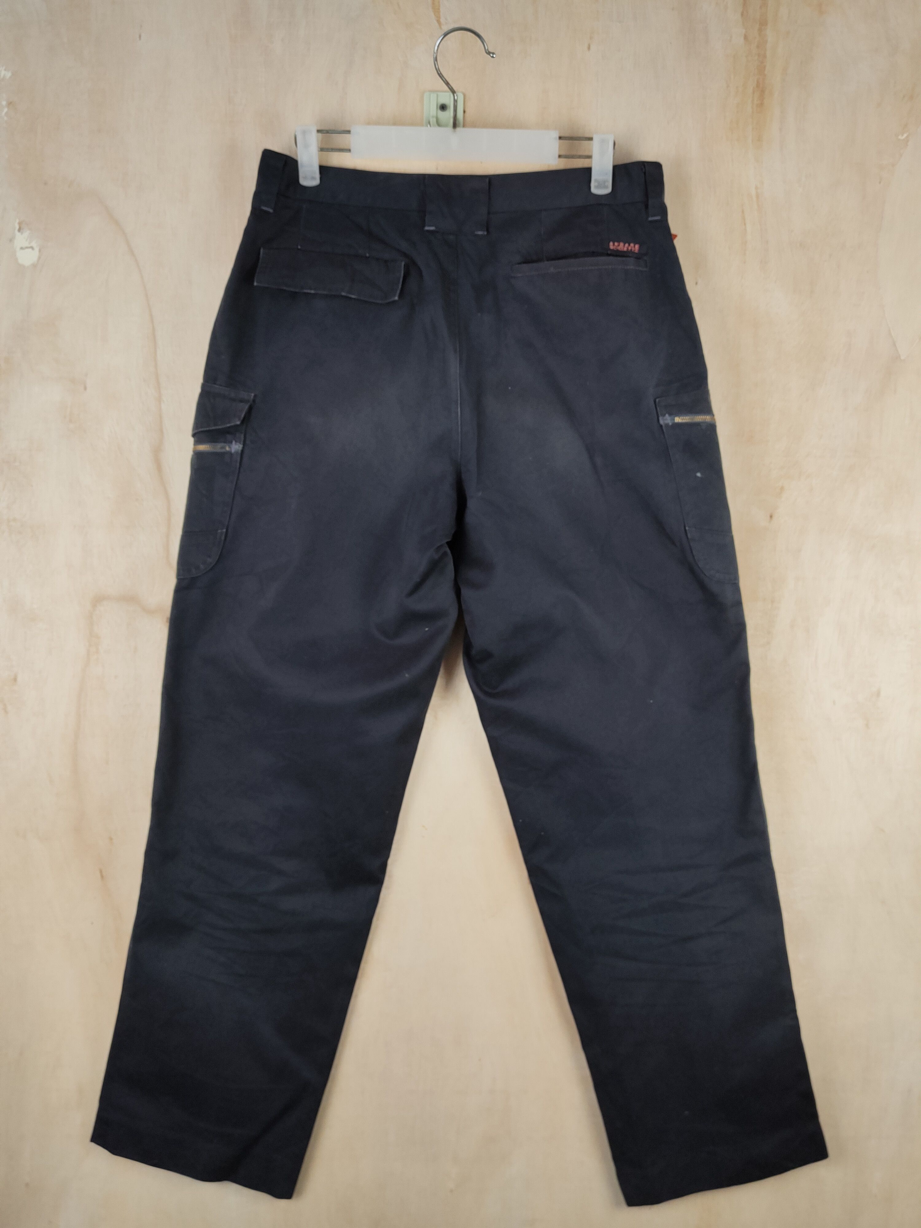 Japanese Brand Andare Schietti Black Multipocket Cargo Pants #S2544 Size US 32 / EU 48 - 9 Thumbnail