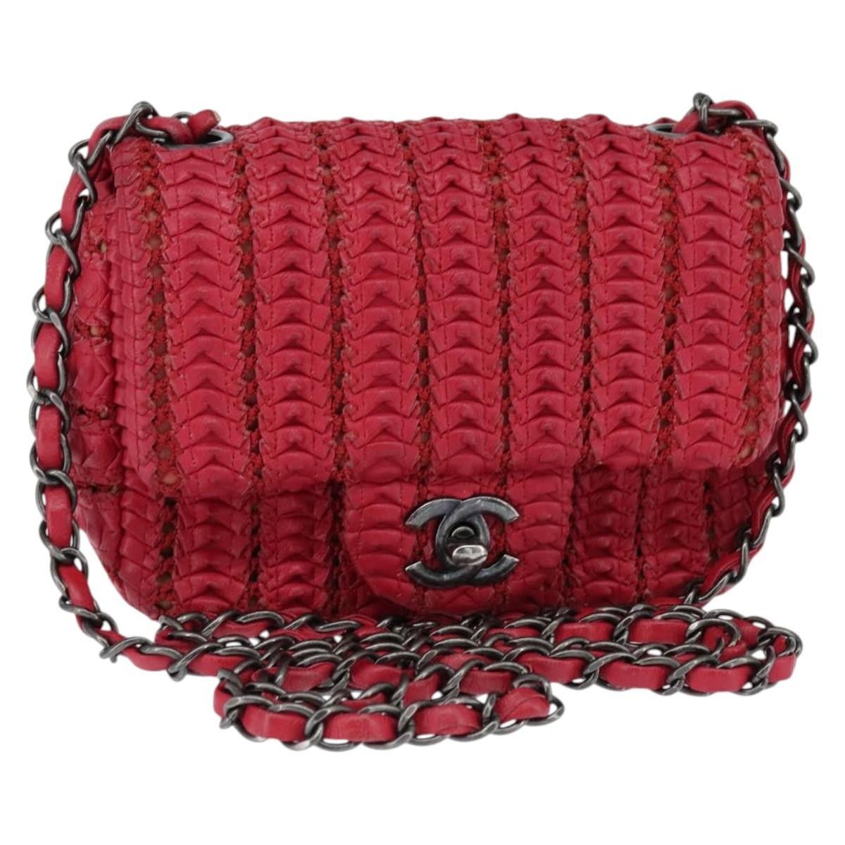 Chanel Chanel Crochet Flap Bag Lambskin Size ONE SIZE - 1 Thumbnail
