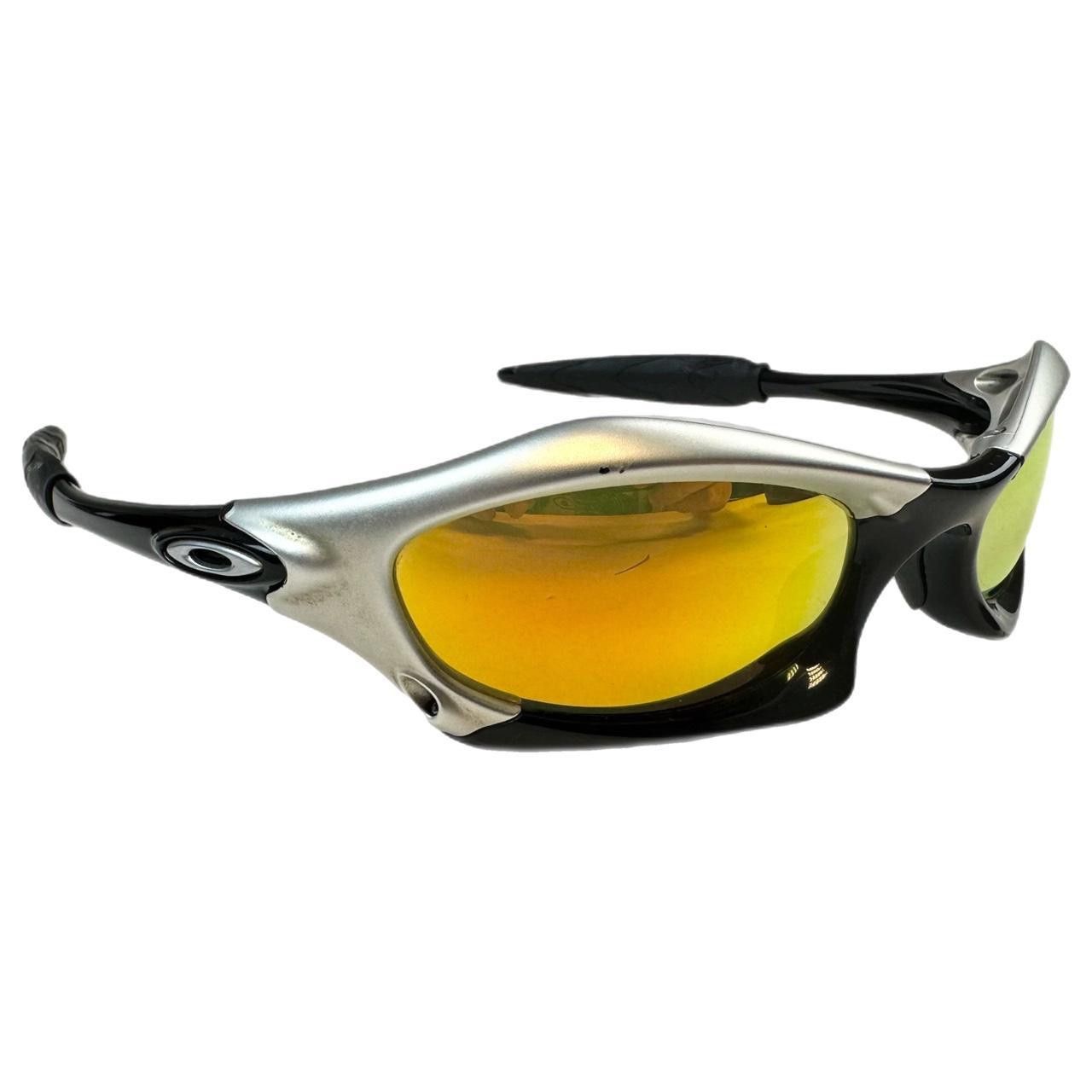 2002 Oakley Splice FMJ With Fire Iridium Lenses