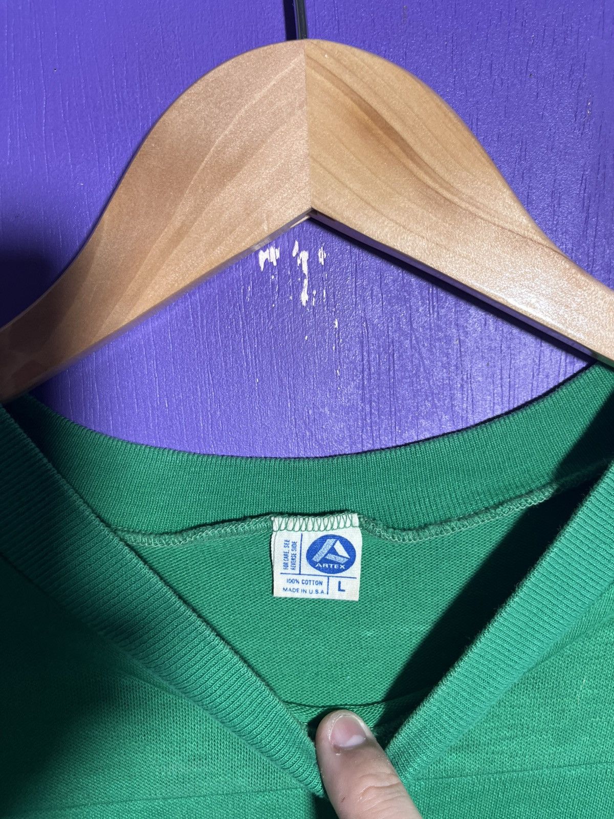 Vintage Vintage 70s Artex Notre dame football jersey shirt Size US M / EU 48-50 / 2 - 4 Thumbnail