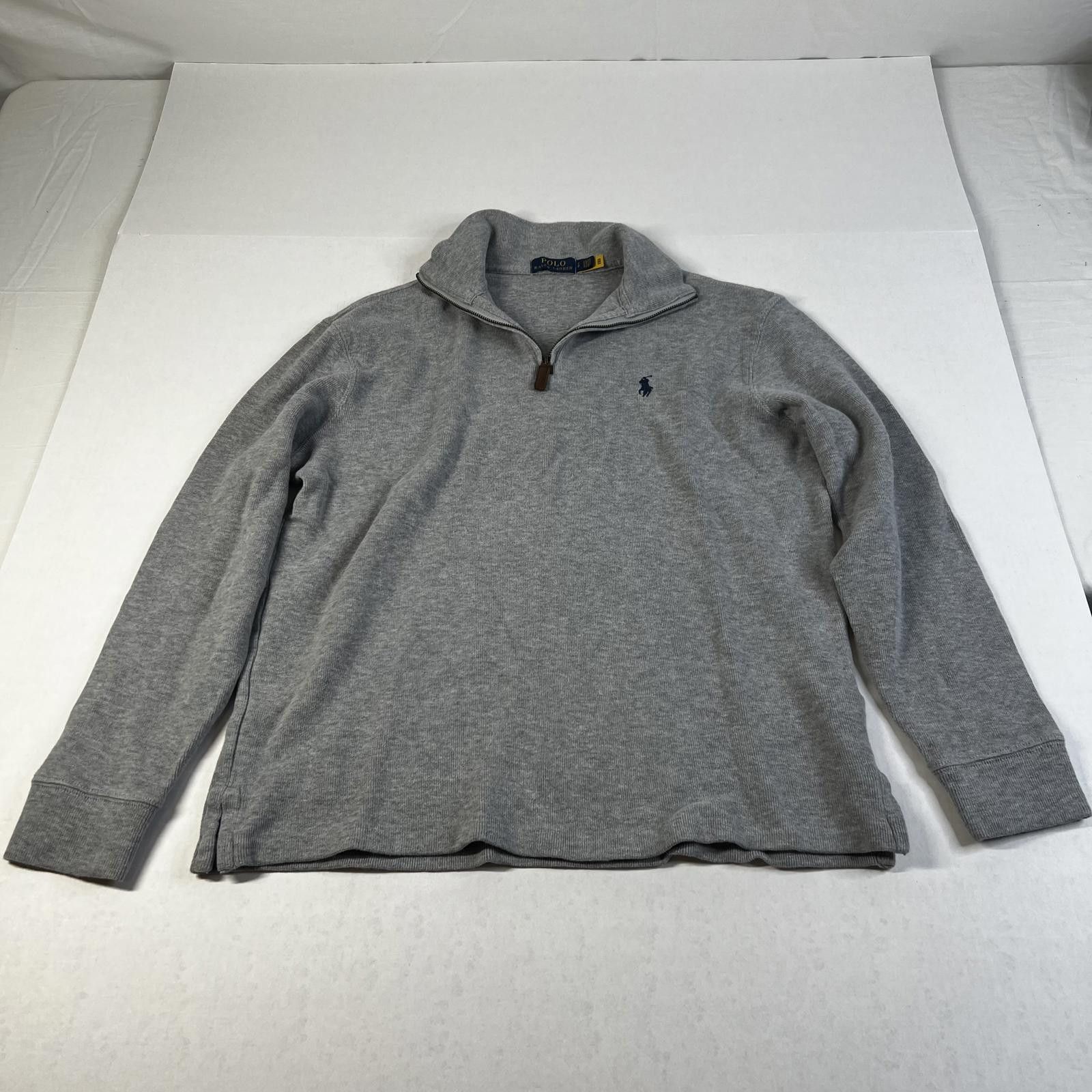 Polo Ralph Lauren Men’s Polo Ralph Lauren Grey Half Zipper Sweater Size Small Size US S / EU 44-46 / 1 - 1 Thumbnail