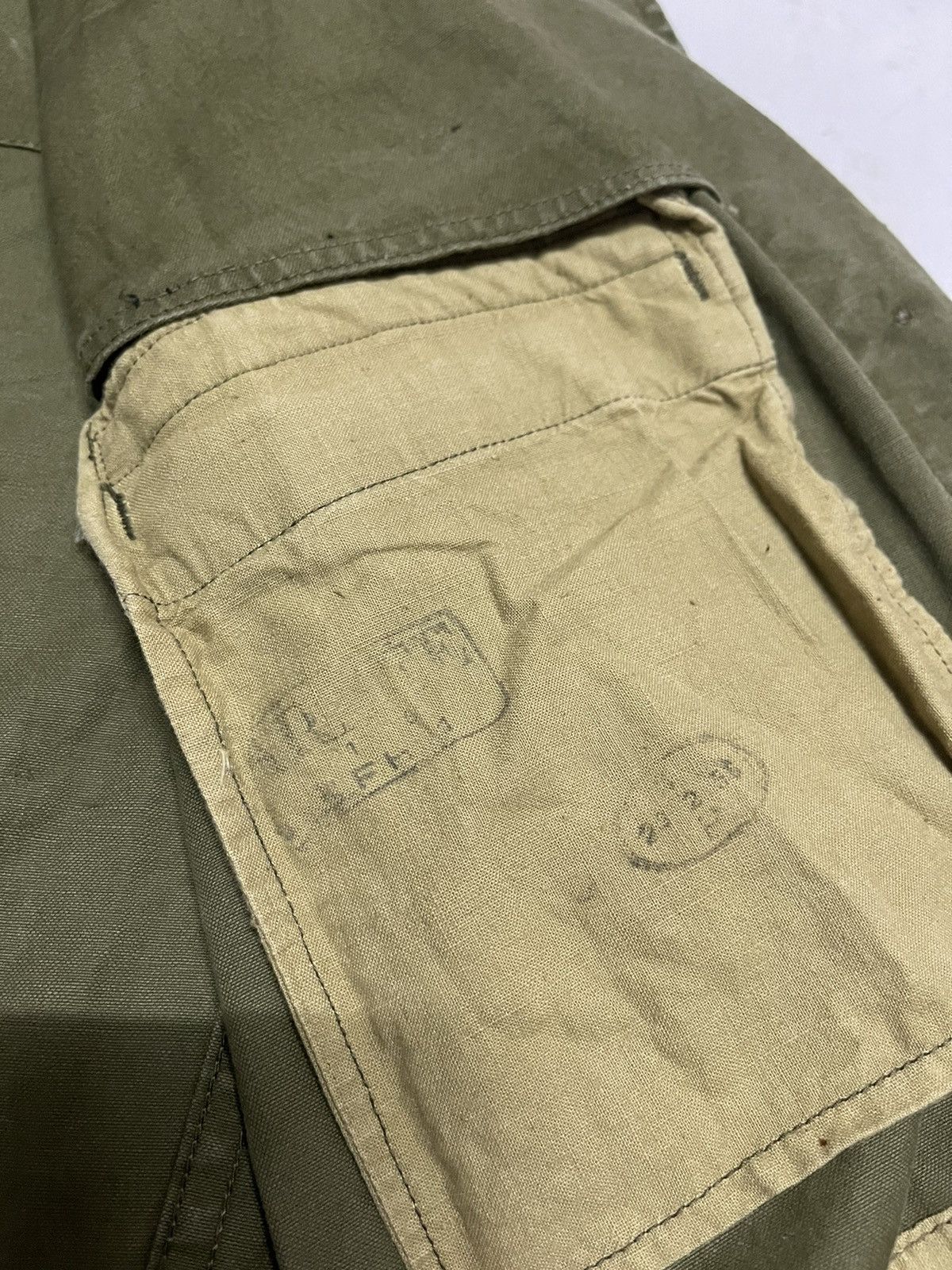Vintage Vintage 50s French M47 Army Military Field Jacket Men's Size US S / EU 44-46 / 1 - 11 Thumbnail