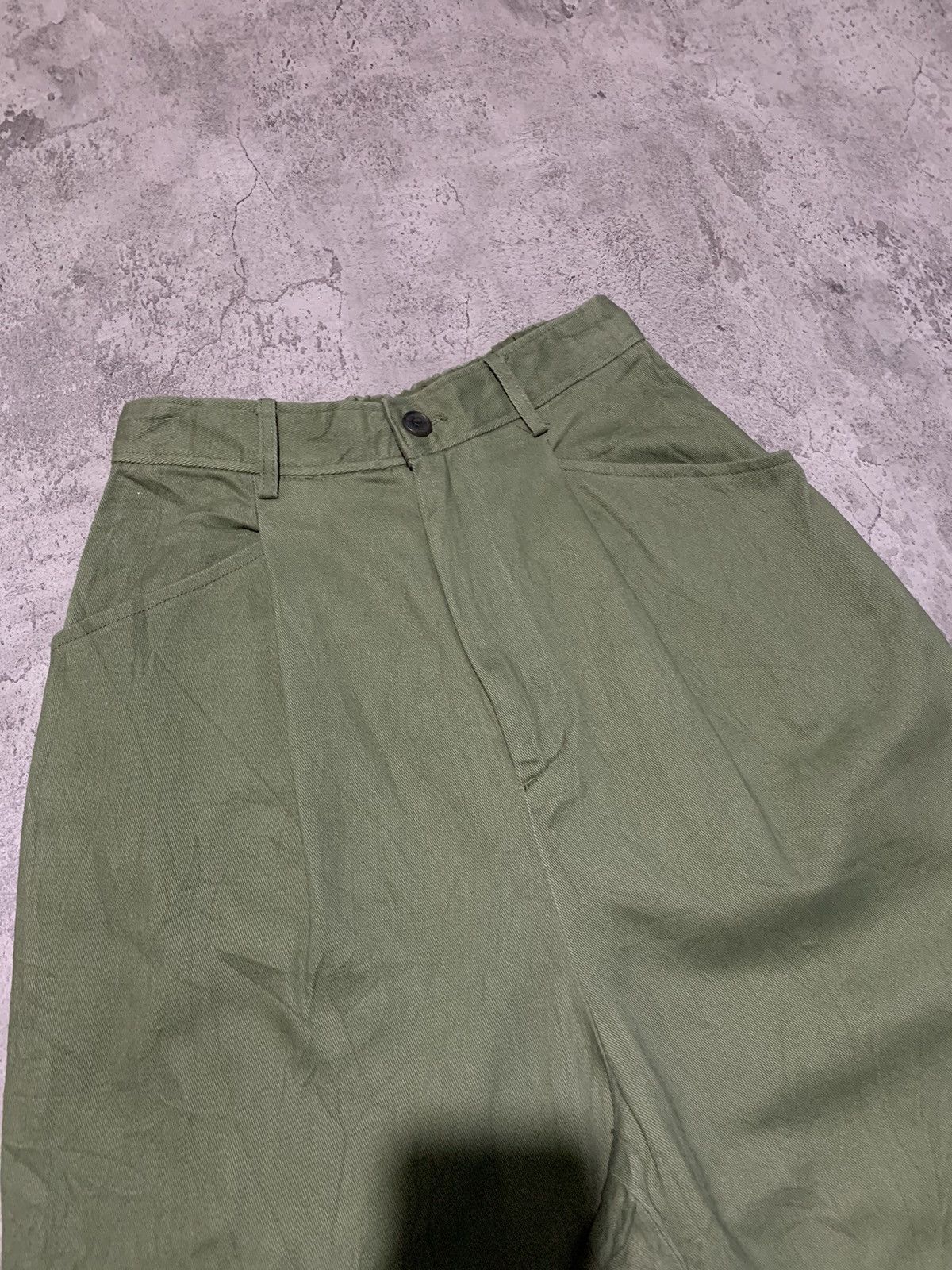 If Six Was Nine Niko and… army green pleated balloon pants Size US 27 - 3 Thumbnail