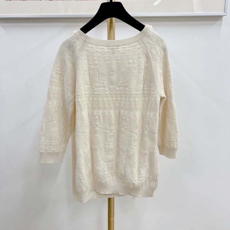 Chanel Chanel Greek series knitted sweater Size XS / US 0-2 / IT 36-38 - 2 Thumbnail