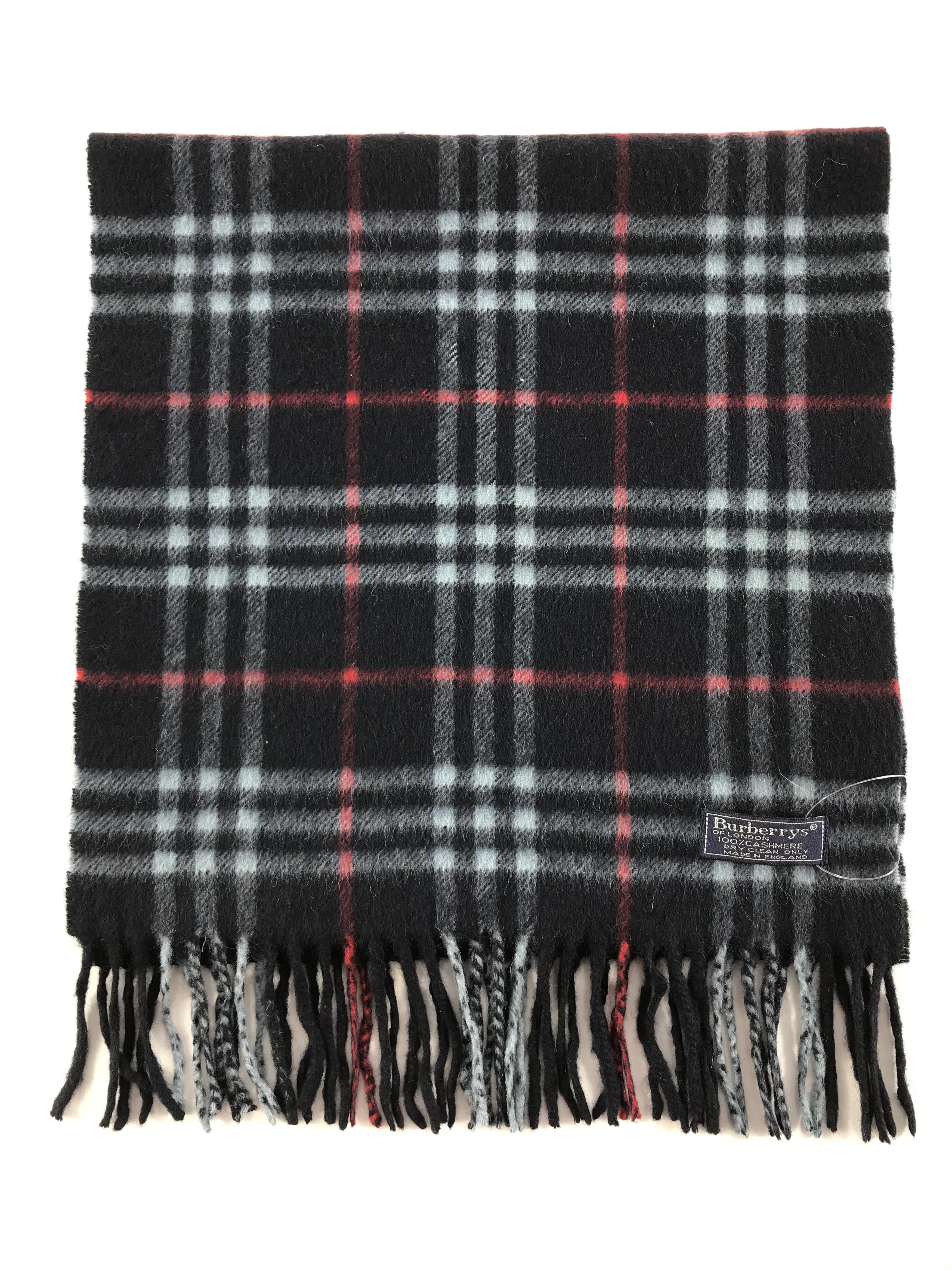 Burberry × Vintage Burberry Scarf / Muffler / Neckwear - WW2529 Size ONE SIZE - 2 Thumbnail