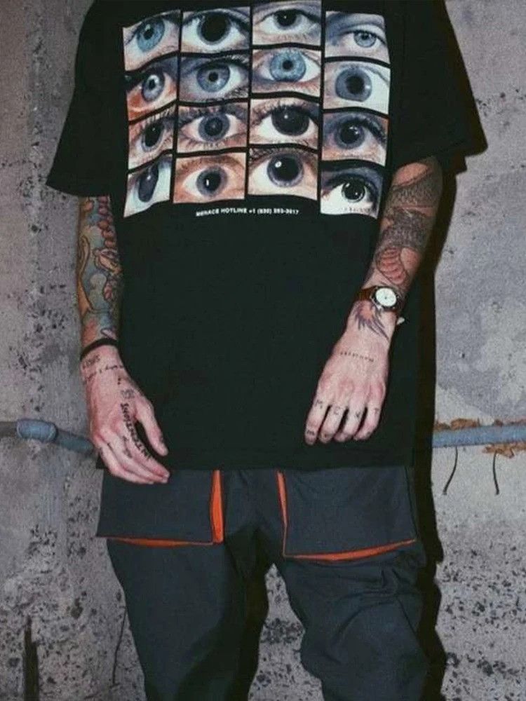 Designer × Vintage Streetwear Eyes T-Shirt Summer 2025 Size US L / EU 52-54 / 3 - 1 Thumbnail