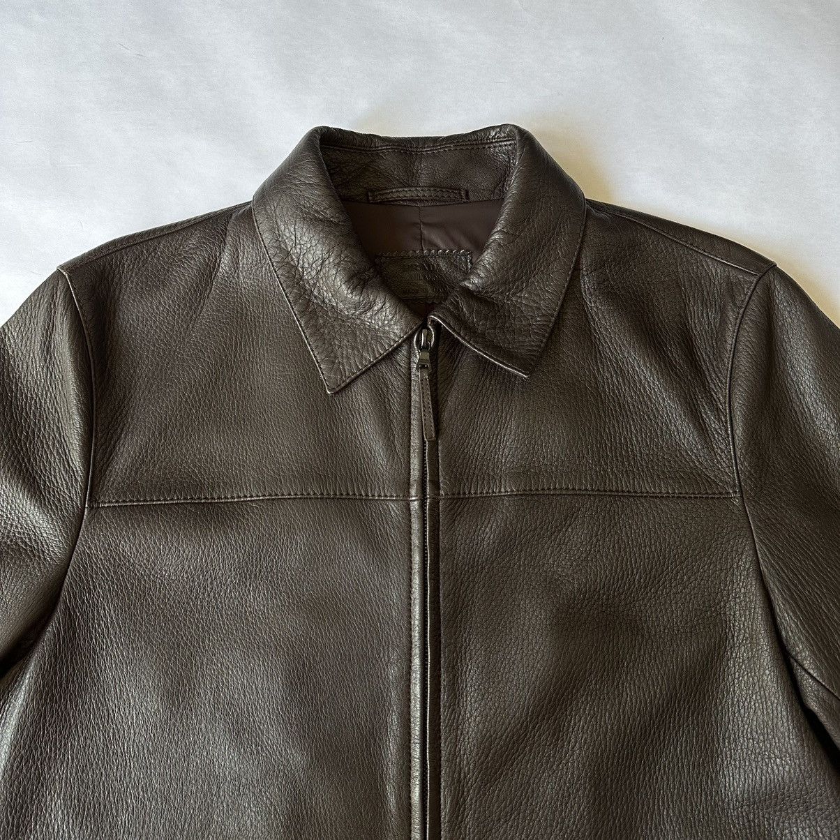 Prada Vintage Archive 2000s Prada Deer Leather Jacket | Grailed