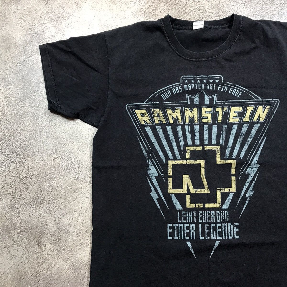 Vintage Vintage Rammstein Band Tee Sun Faded Graphic Tee Grunge M Size US M / EU 48-50 / 2 - 3 Thumbnail