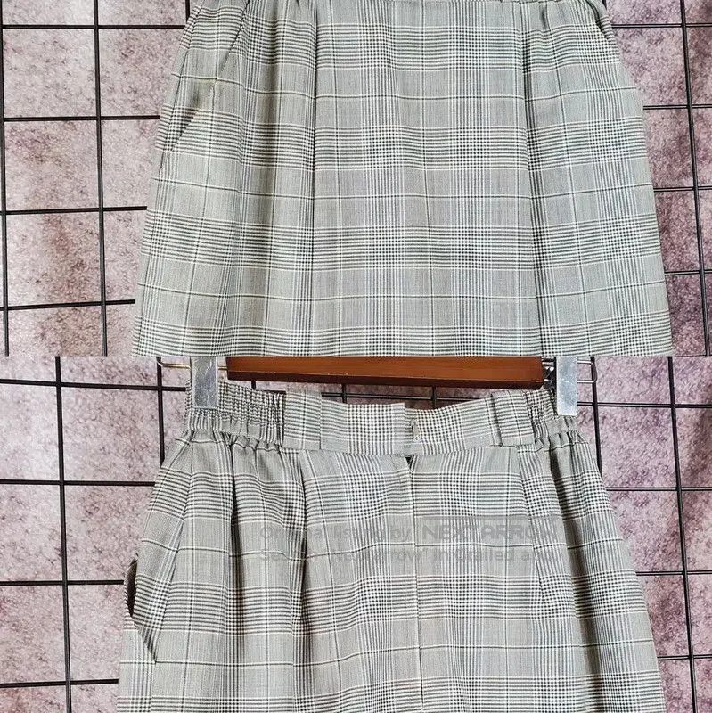 Dior Dior Light Gray Wool Midi Skirt . Size 23" - 2 Thumbnail