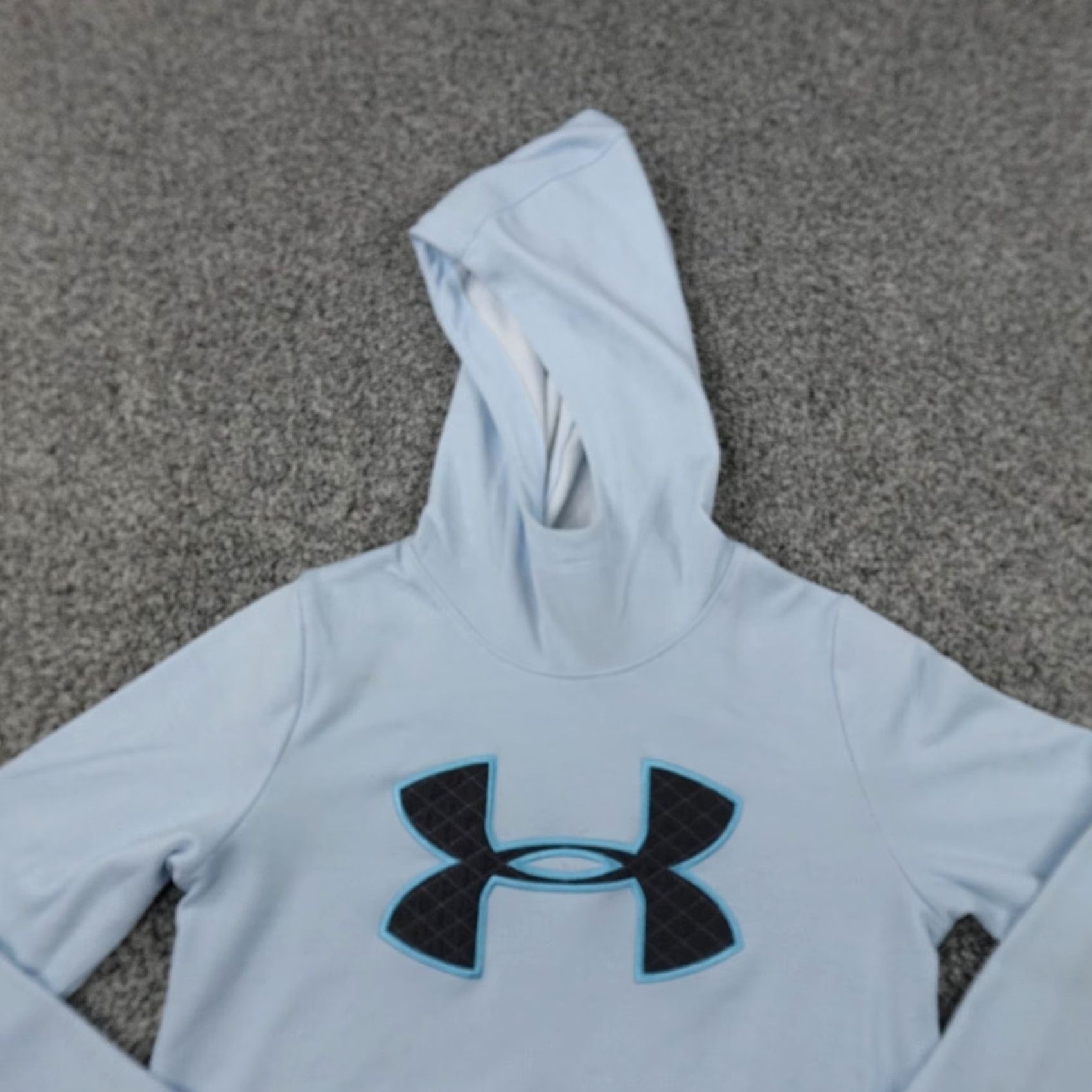 Under Armour Under Armour Hoodie Womens XS Blue Loose Coldgear UA Sweatshirt Hoodie Sweatshirt Sweater Athletic Size XS / US 0-2 / IT 36-38 - 7 Thumbnail