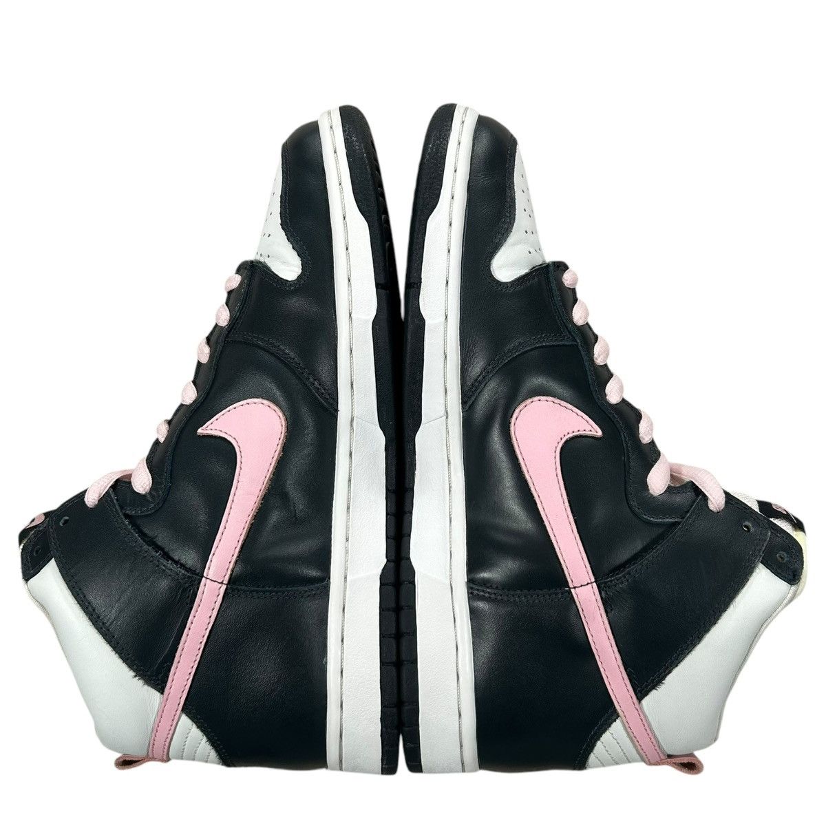 Nike Nike Sb Dunk High Shy Pink Dark Obsidian Blue 2005 Sneakers Size US 10 / EU 43 - 4 Thumbnail