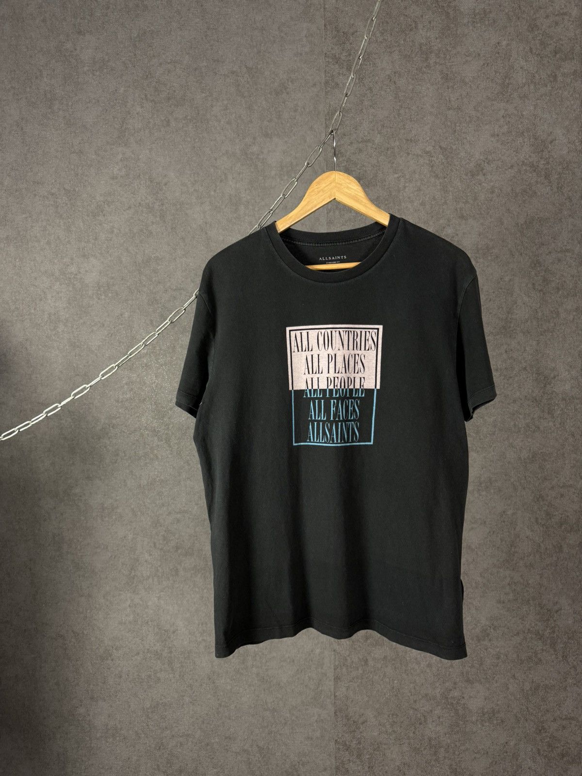 Allsaints Allsaints art designer overprinted tee Size US S / EU 44-46 / 1 - 1 Thumbnail