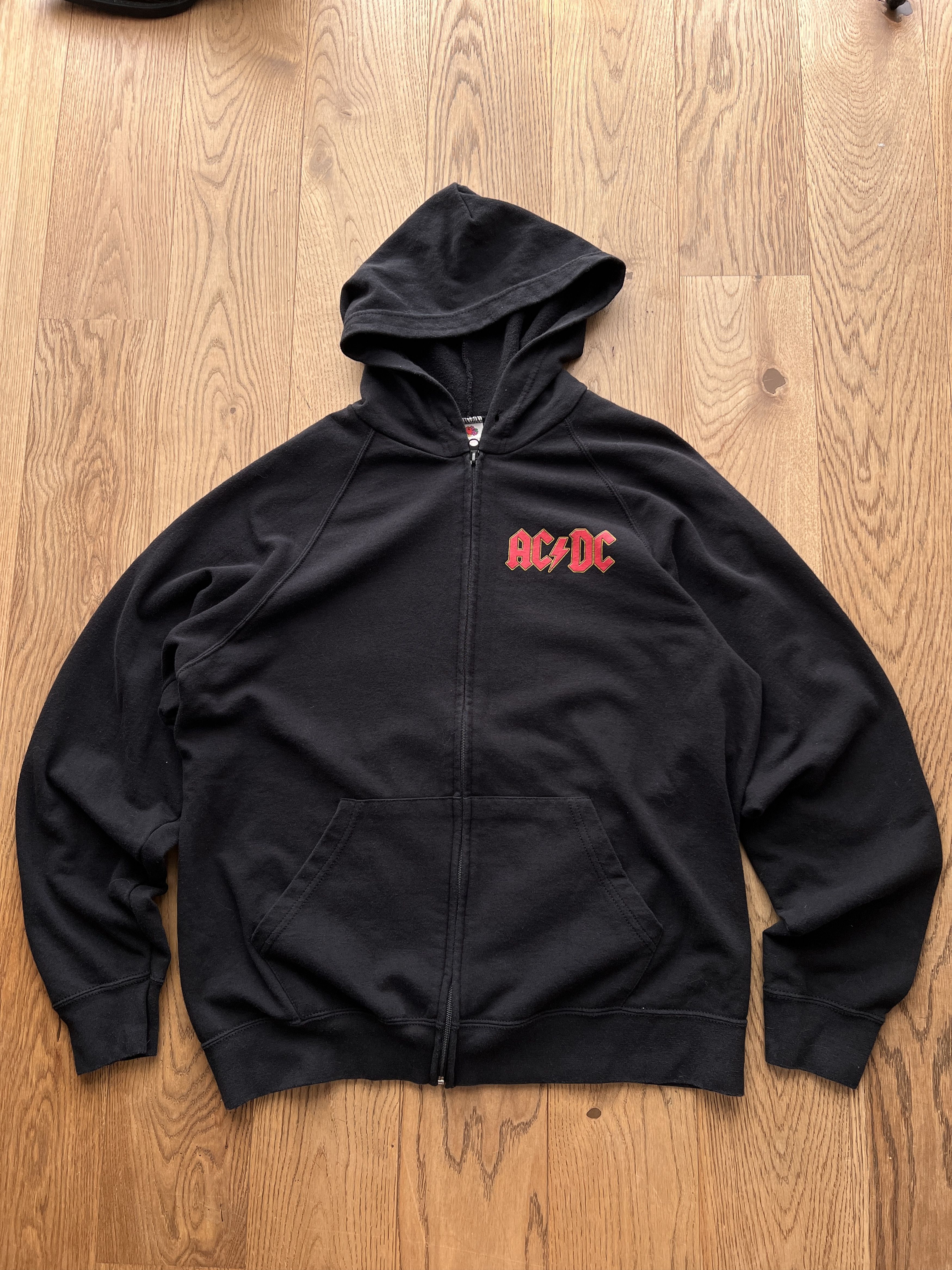 AC/DC Rare! AC/DC vintage zip hoodie World tour promo album rock Size US XL / EU 56 / 4 - 4 Thumbnail